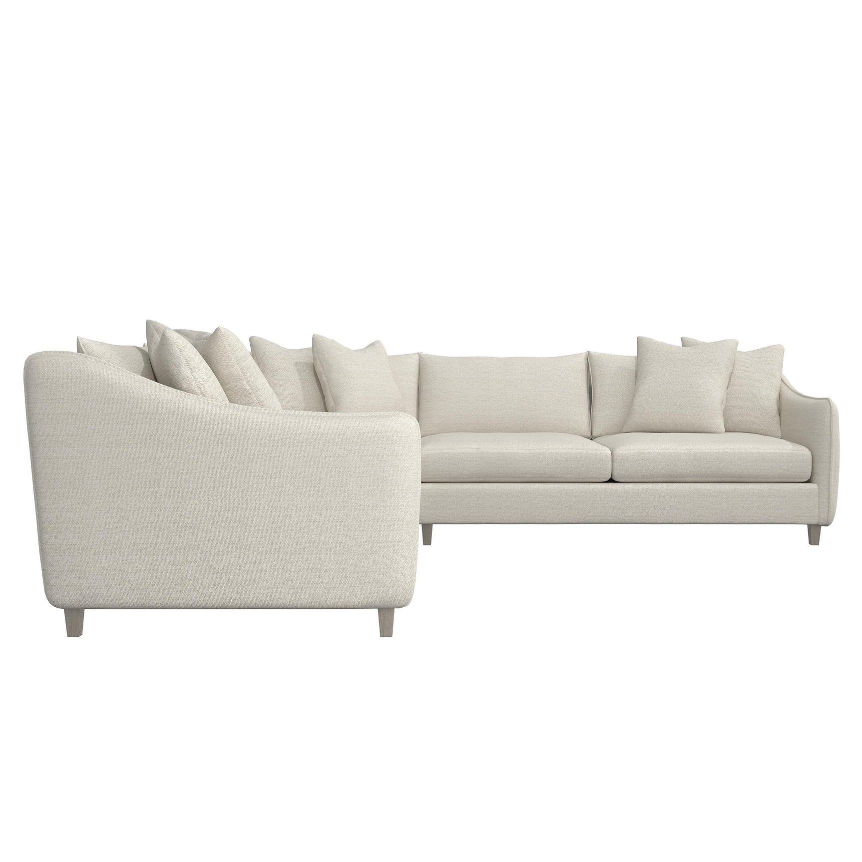 Joli Greige Sectional - Ornate Home
