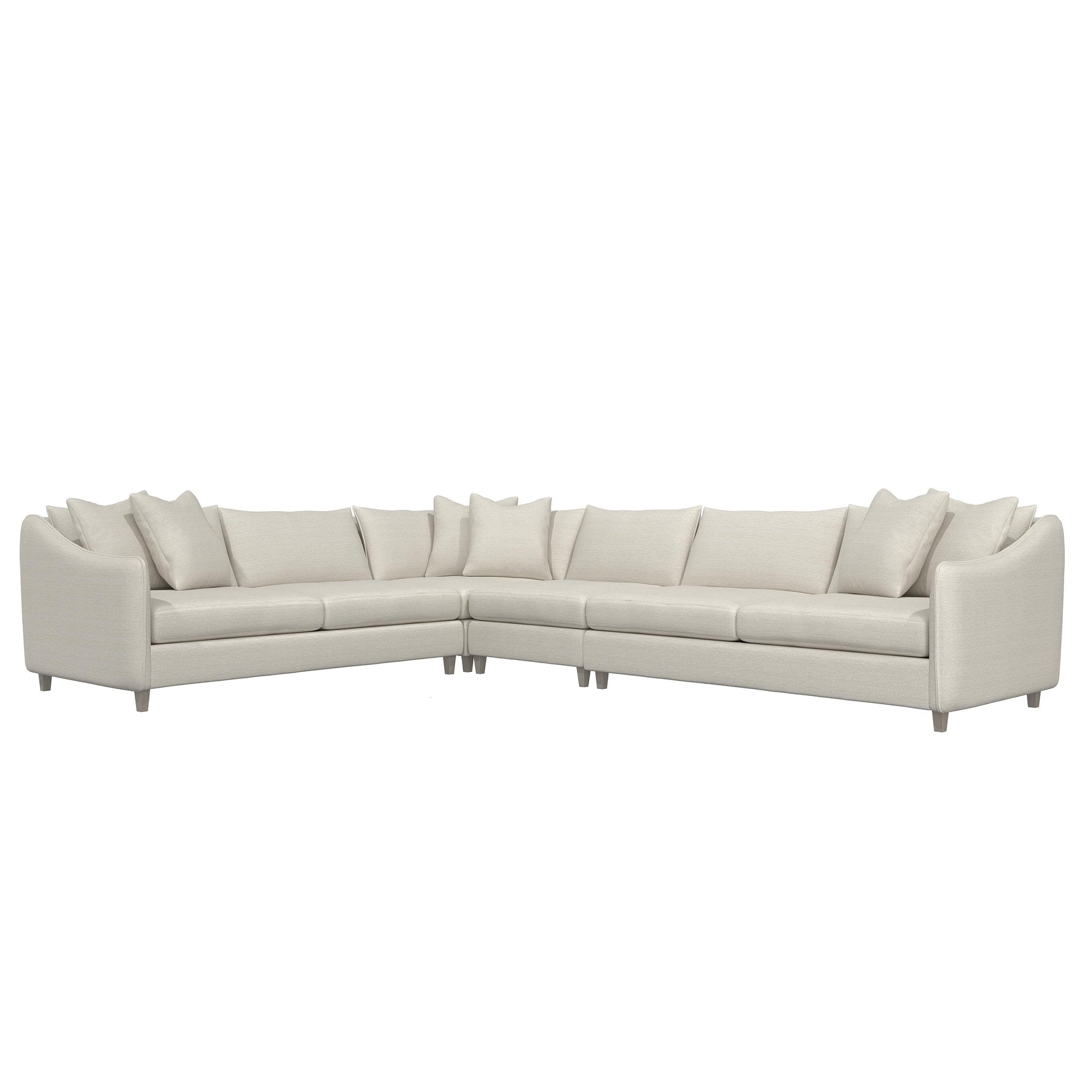 Joli Greige Sectional - Ornate Home
