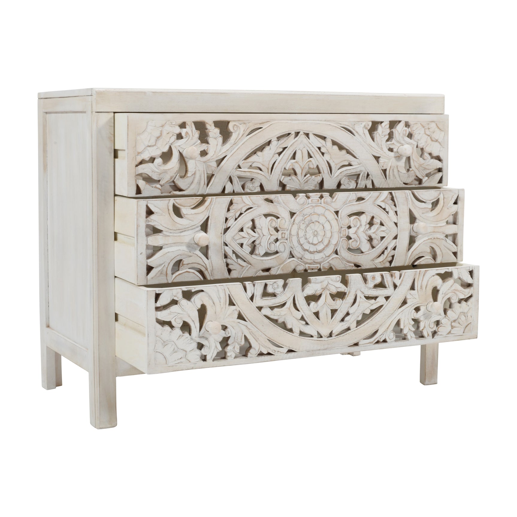 Jolie White Accent Chest - Ornate Home