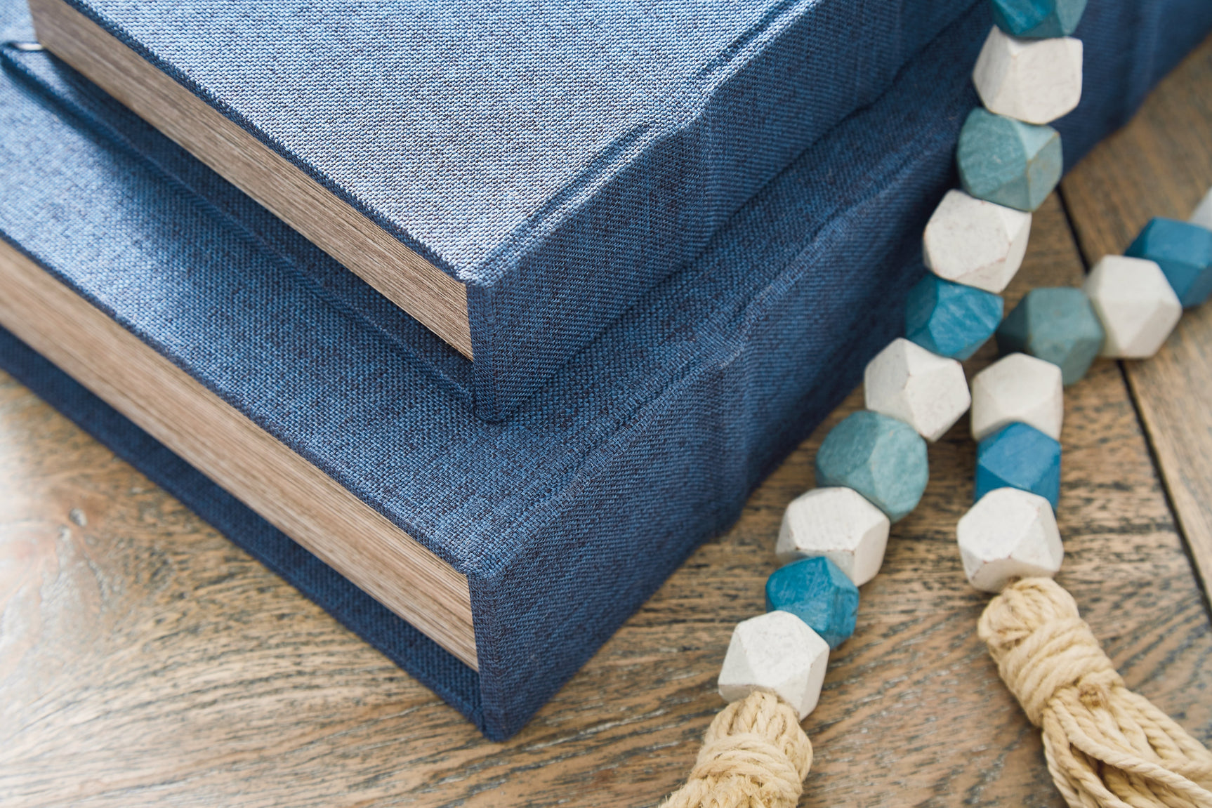 Jolina Blue Box Set (set of 3) - Ornate Home