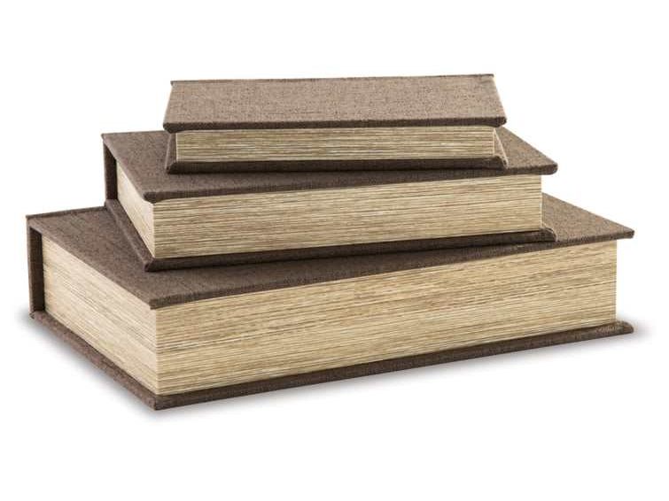 Jolina Brown Box (Set of 3) (Online Special Price) - Ornate Home