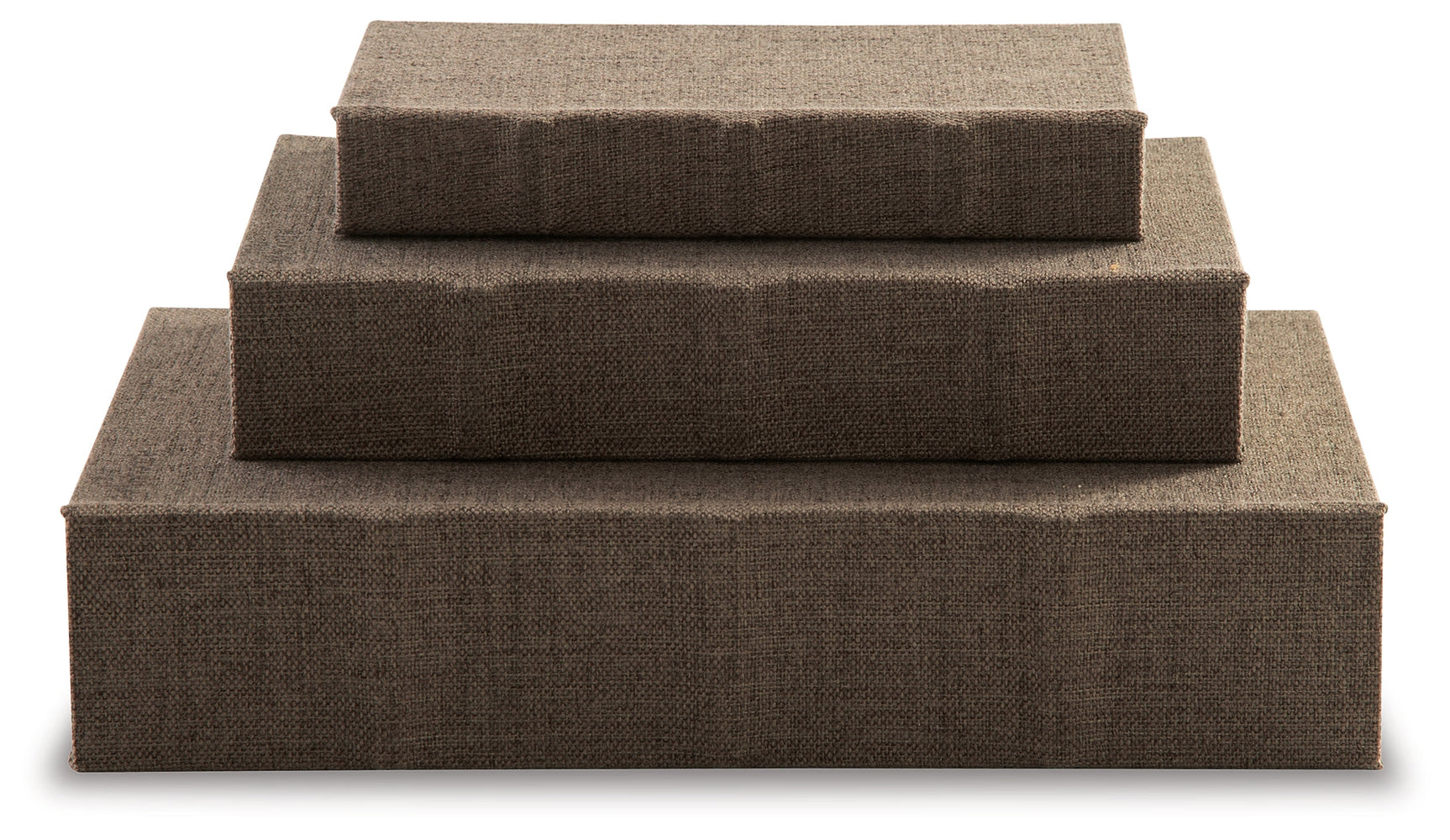 Jolina Brown Box (Set of 3) (Online Special Price) - Ornate Home