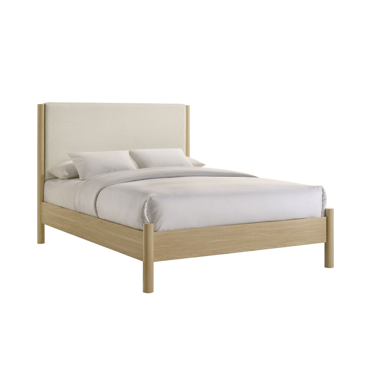 Jonas Natural Queen Bed - Ornate Home