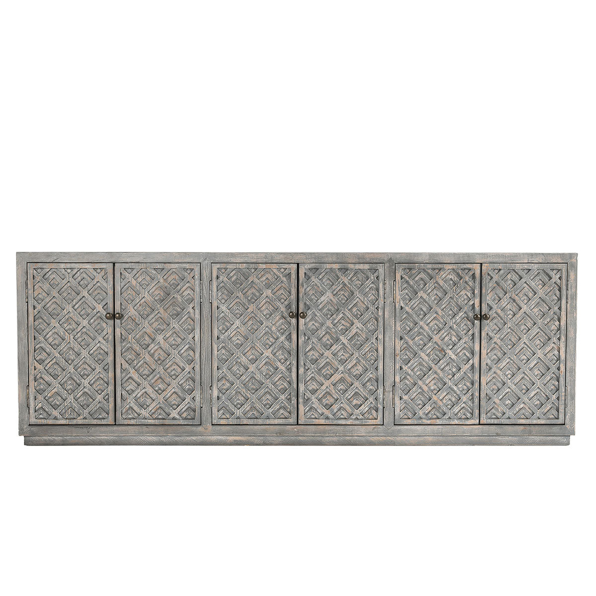 Jonas Timeworn Gray Cabinet - Ornate Home