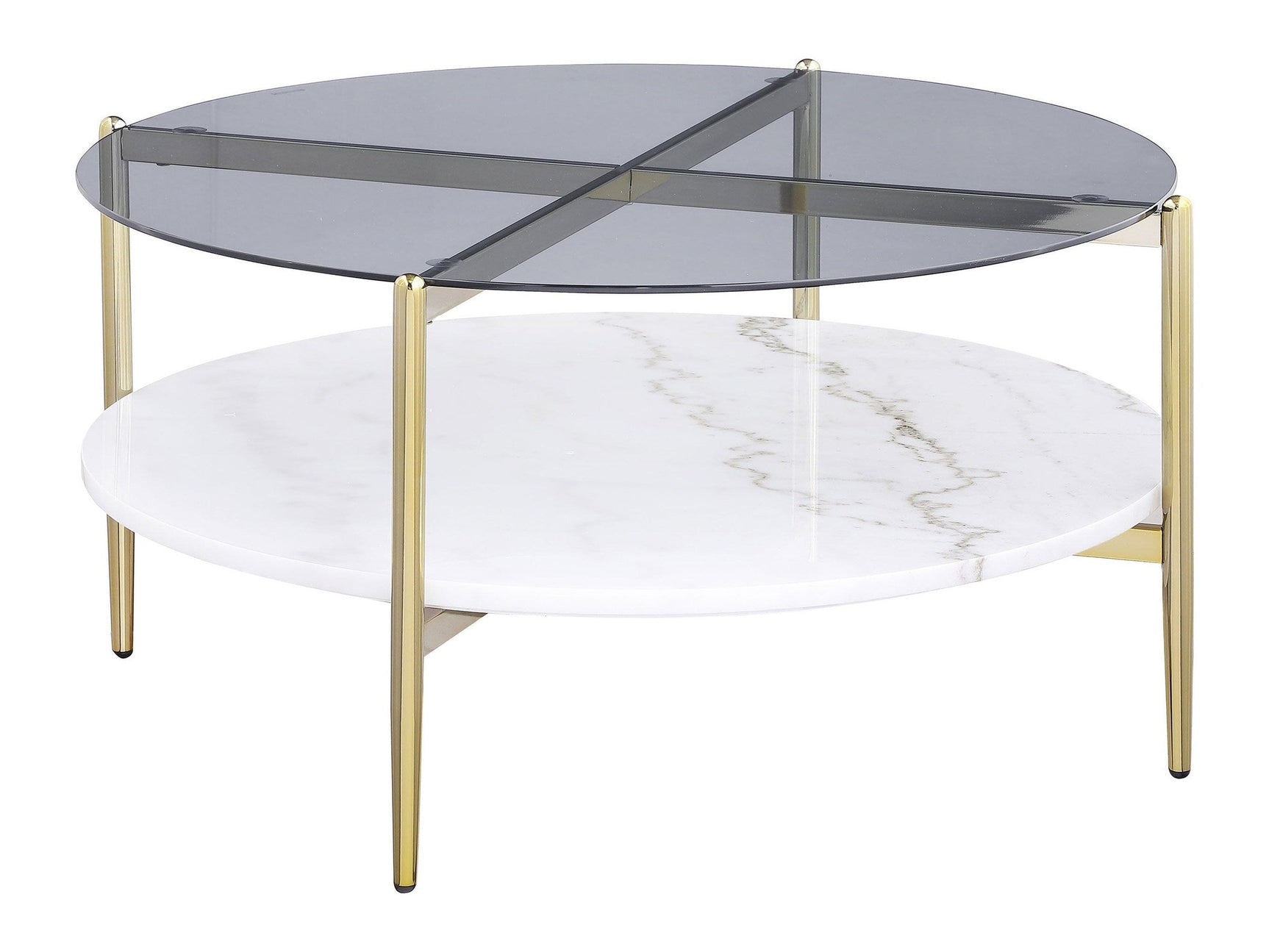 Jonelle Smoke Coffee Table - Ornate Home