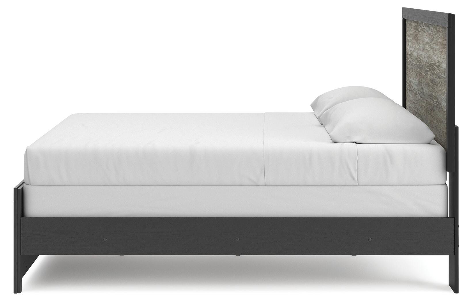 Jonnifer Black/Gray King Panel Bed (Online Special Price) - Ornate Home