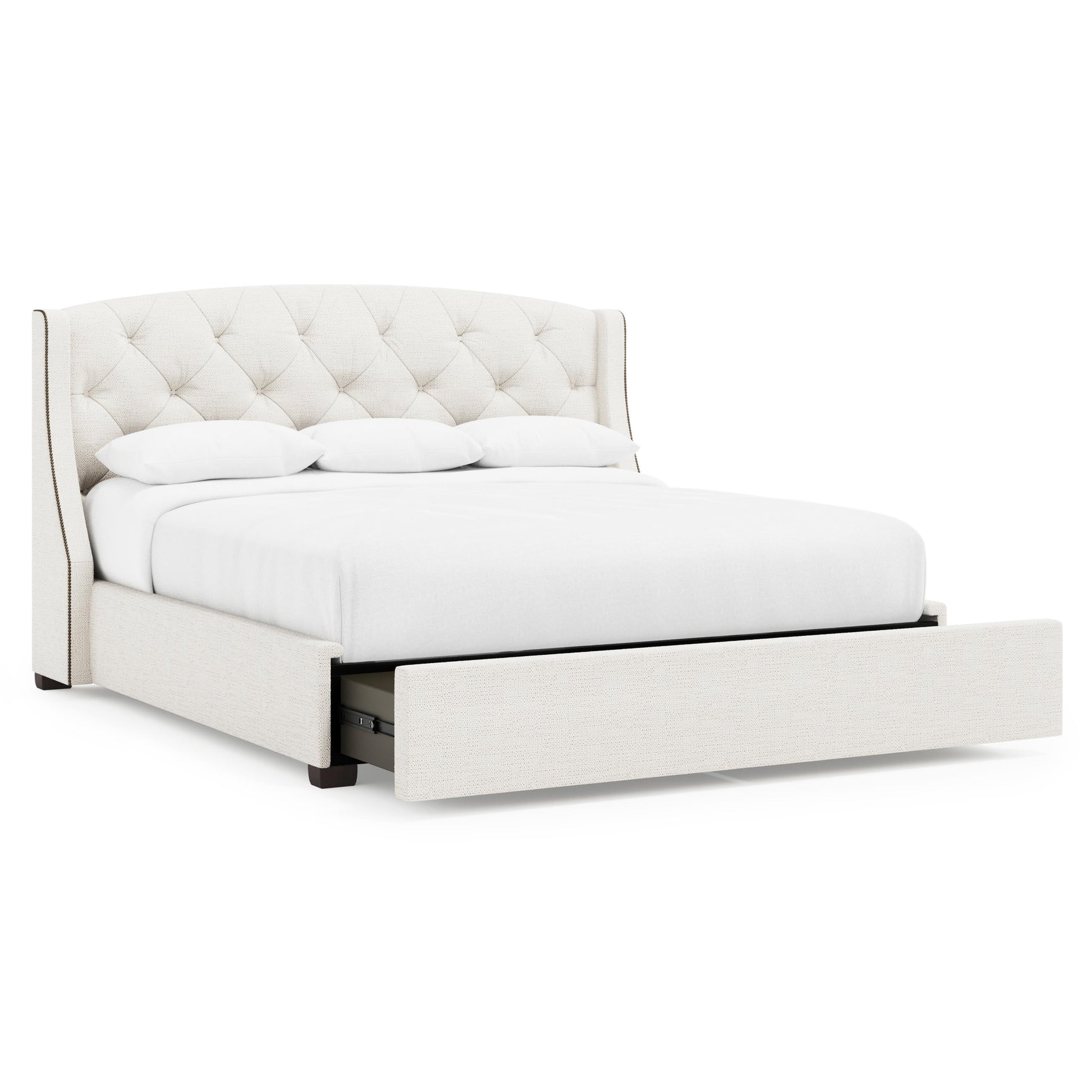 Jordan Espresso King Storage Shelter Bed (54" H) - Ornate Home