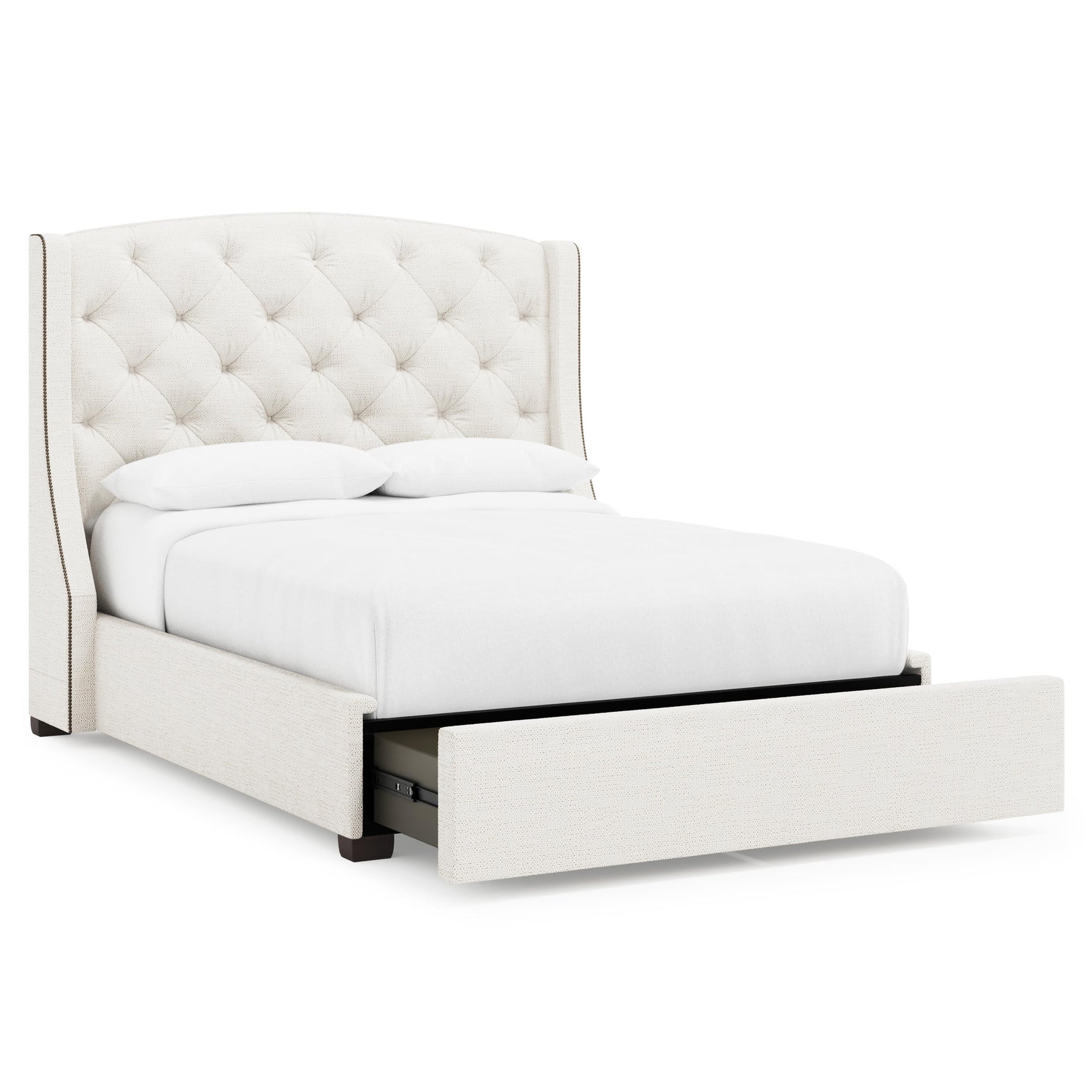 Jordan Espresso Queen Storage Shelter Bed (64" H) - Ornate Home