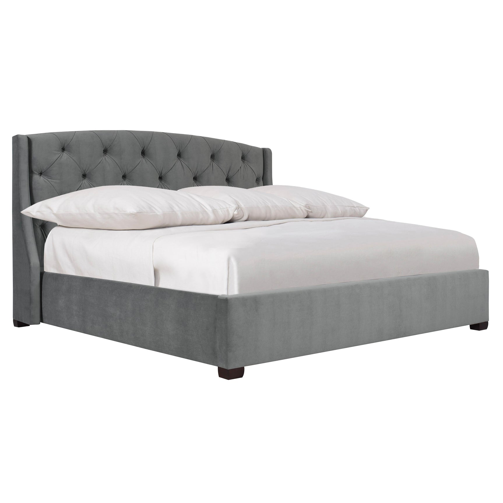Jordan Gray California King Shelter Bed Extended (54" H) - Ornate Home