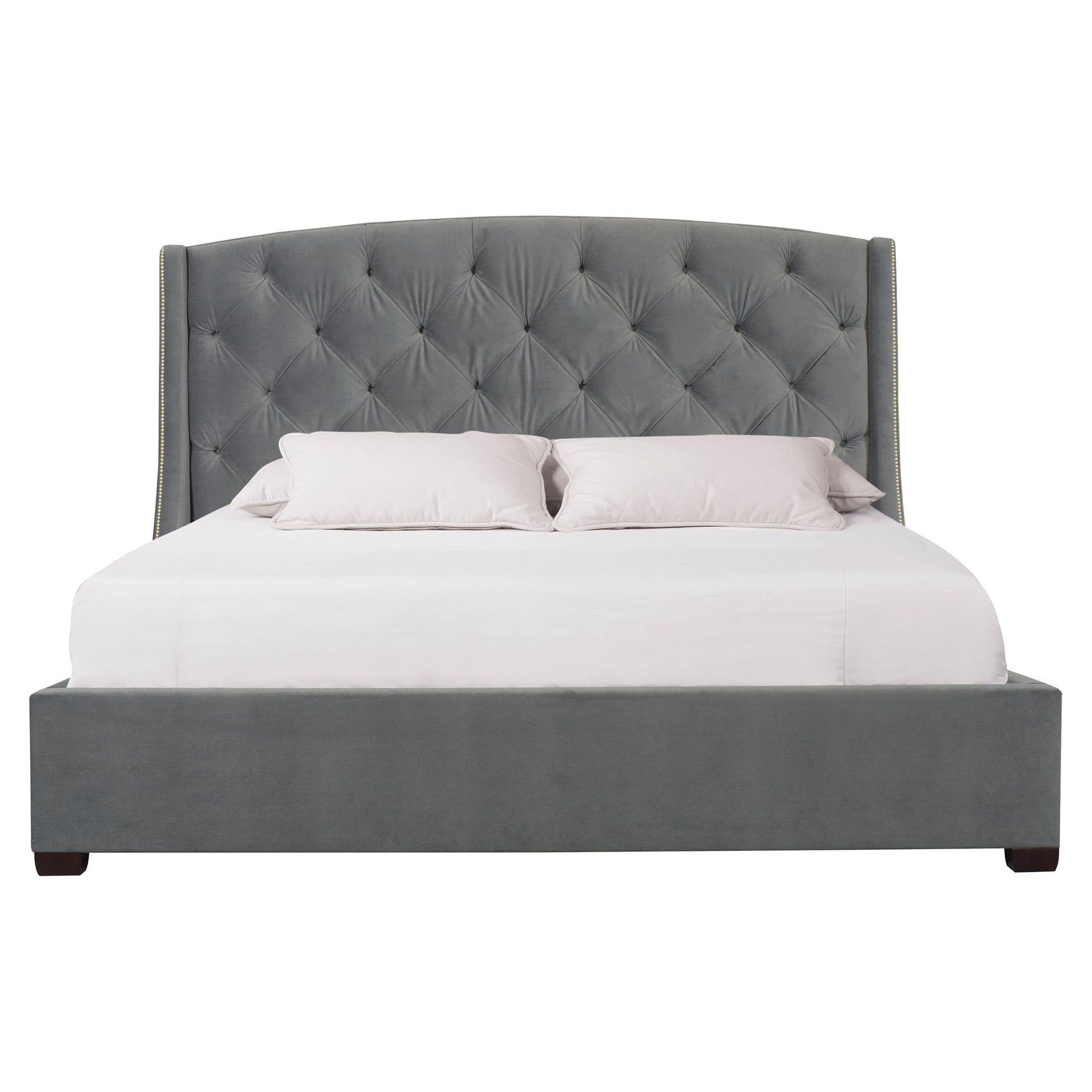 Jordan Gray Queen Shelter Bed Extended (64" H) - Ornate Home