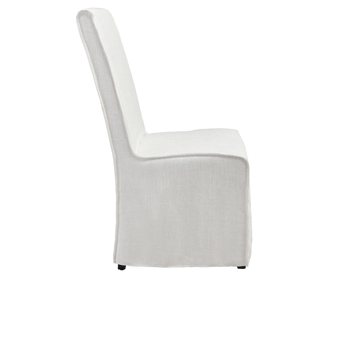 Jordan White Upholstered Dining Chair (Set of 2) - Ornate Home