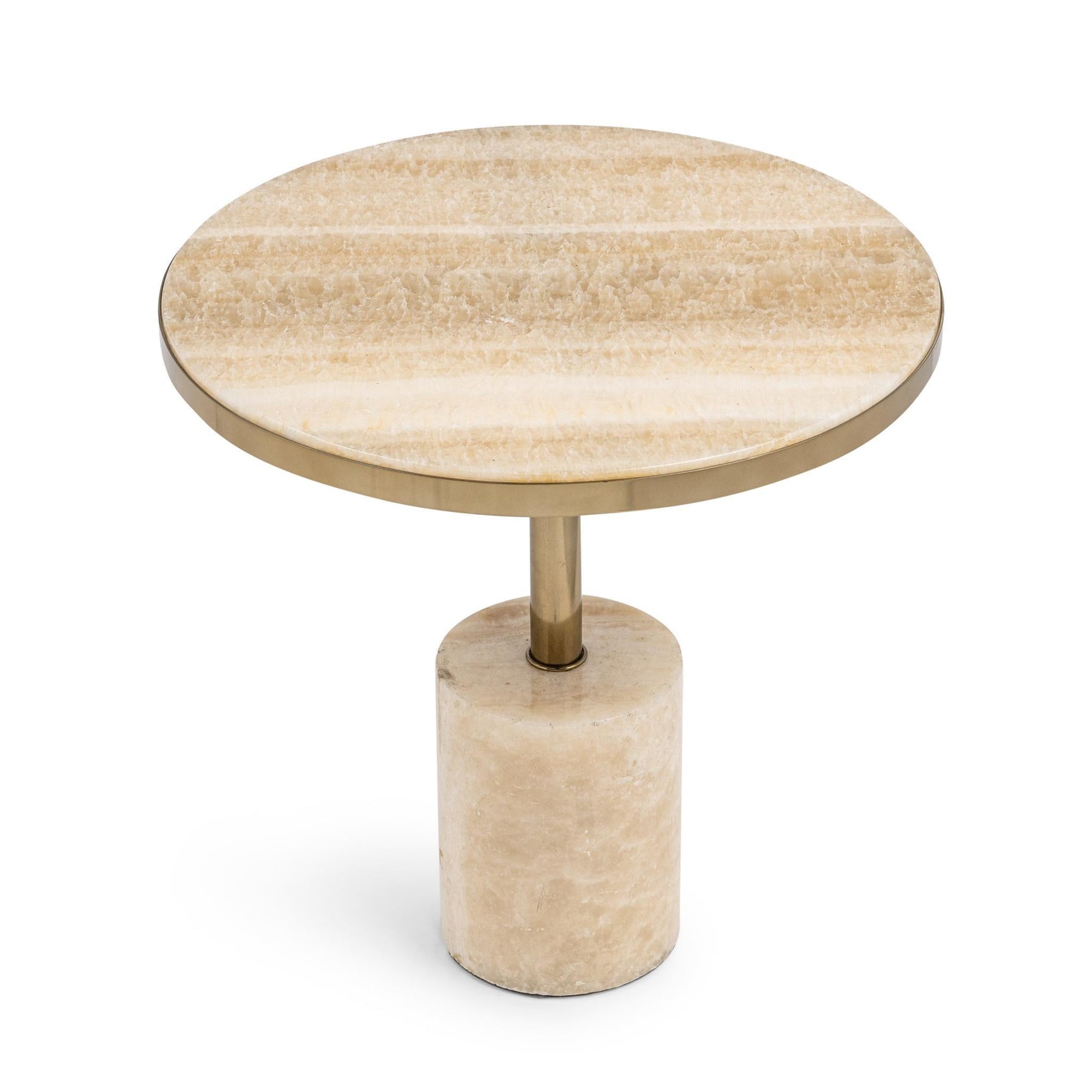 Jordyn Champagne Large Accent Table - Ornate Home