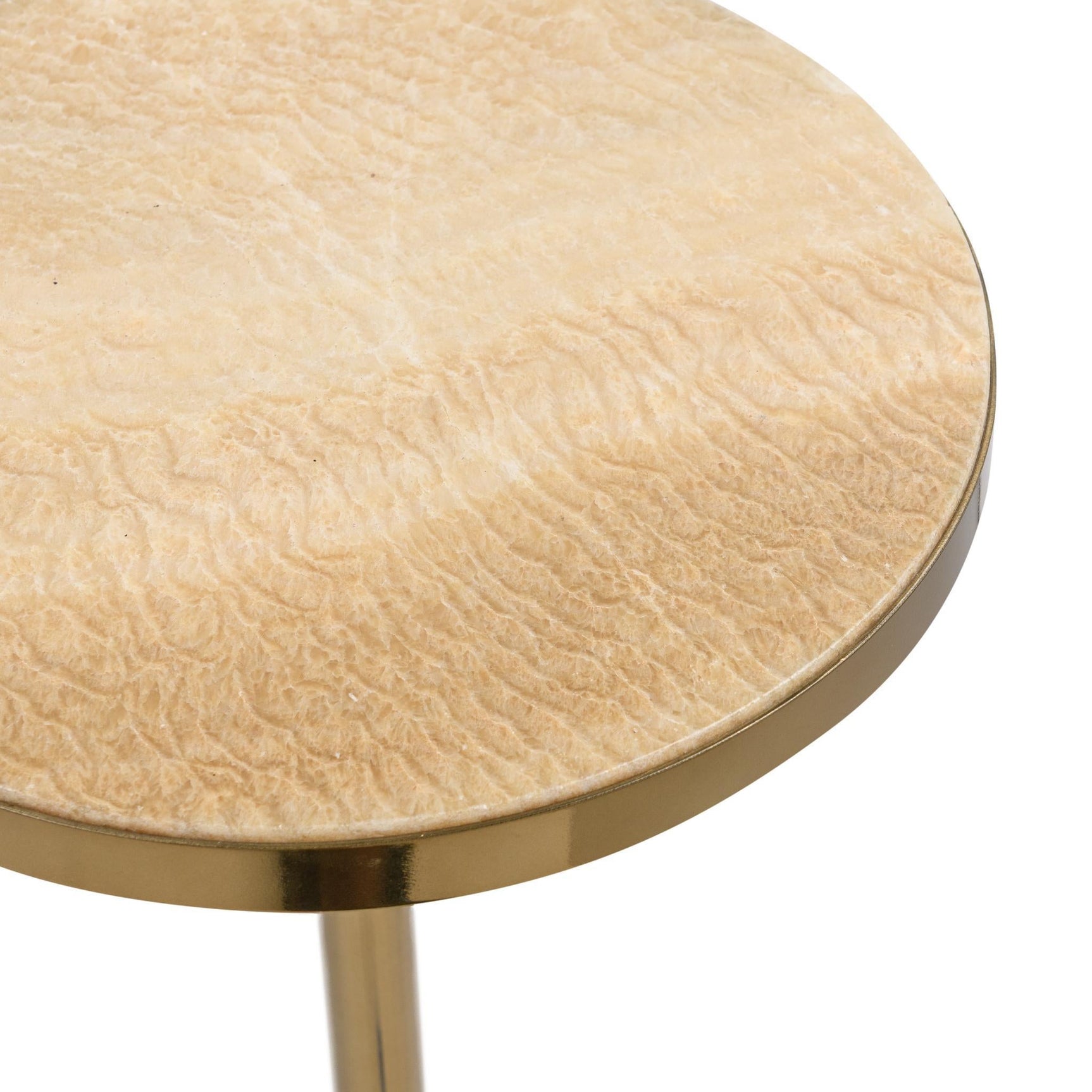 Jordyn Champagne Medium Accent Table - Ornate Home