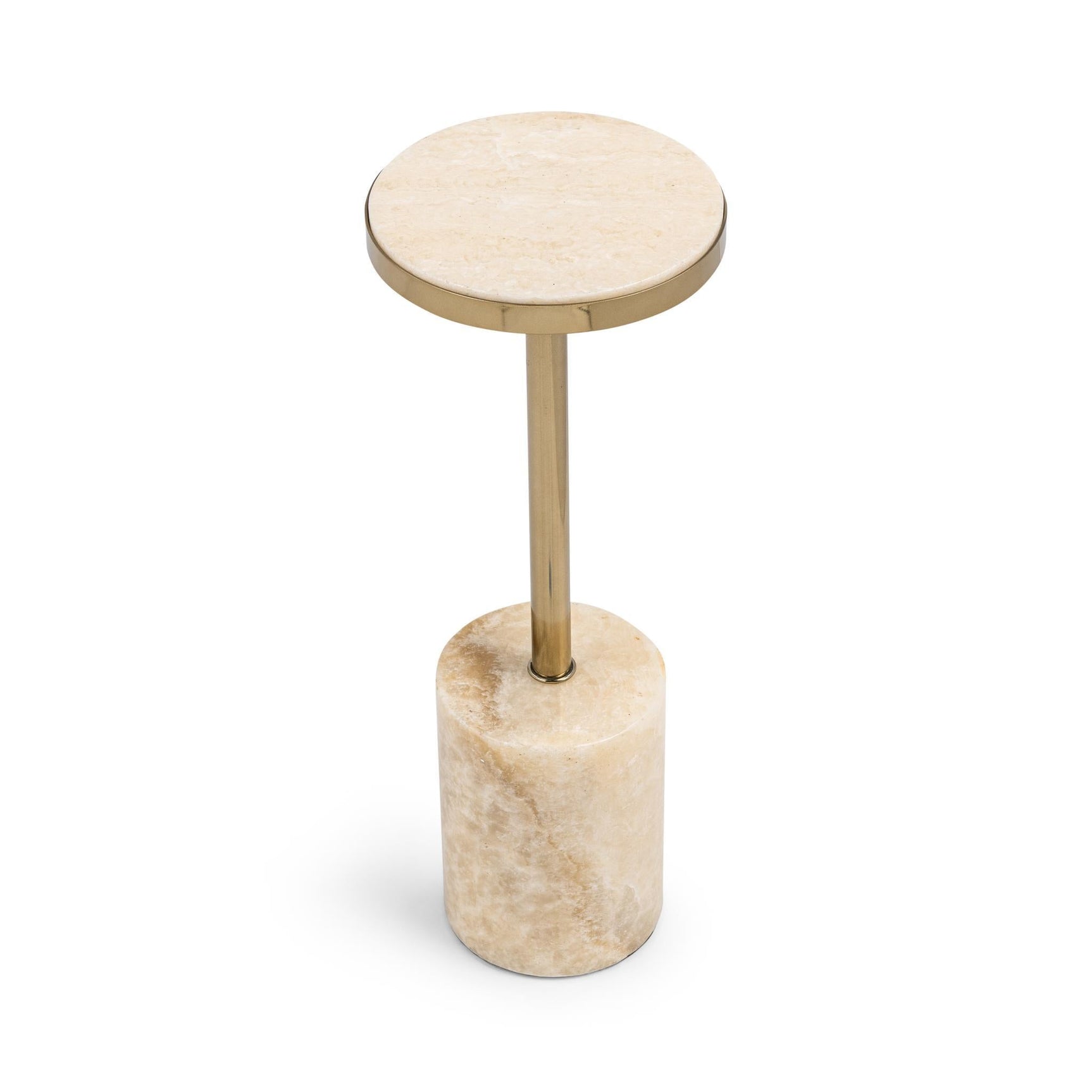 Jordyn Champagne Small Accent Table - Ornate Home