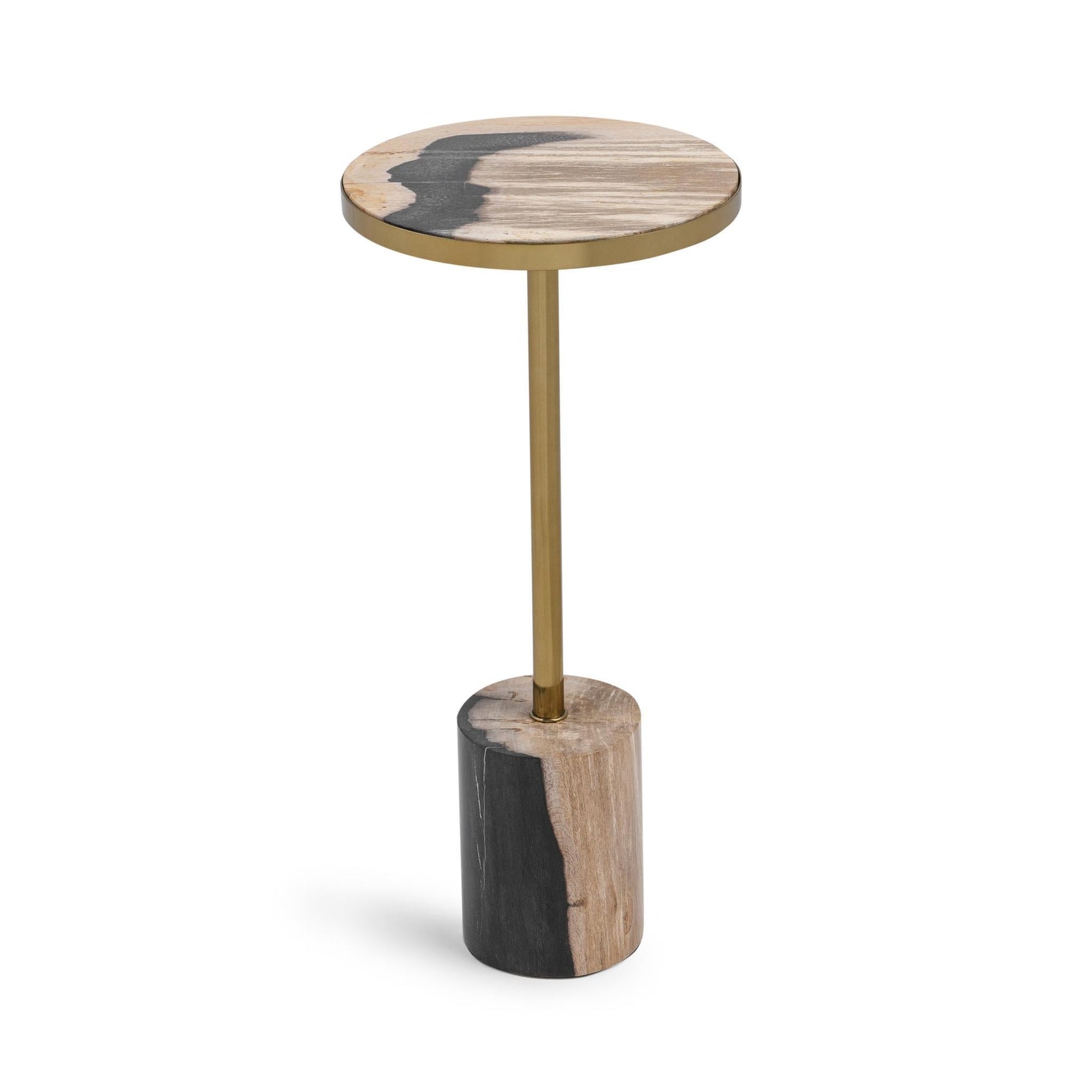 Jordyn Molten Husk Small Accent Table - Ornate Home