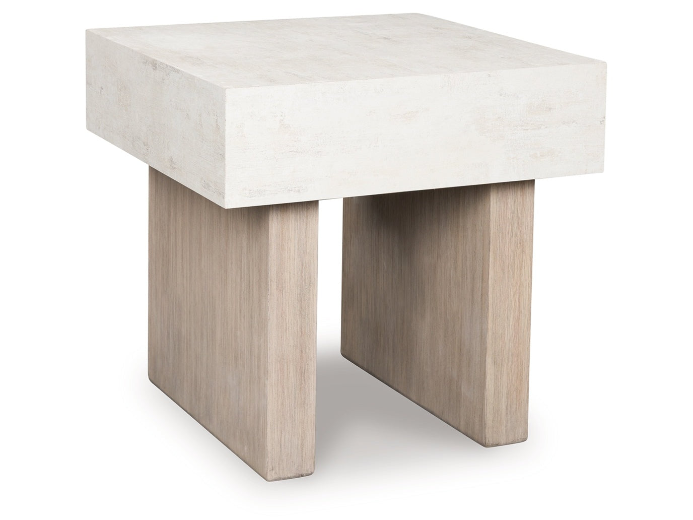 Jorlaina Light Grayish Brown Square End Table - Ornate Home