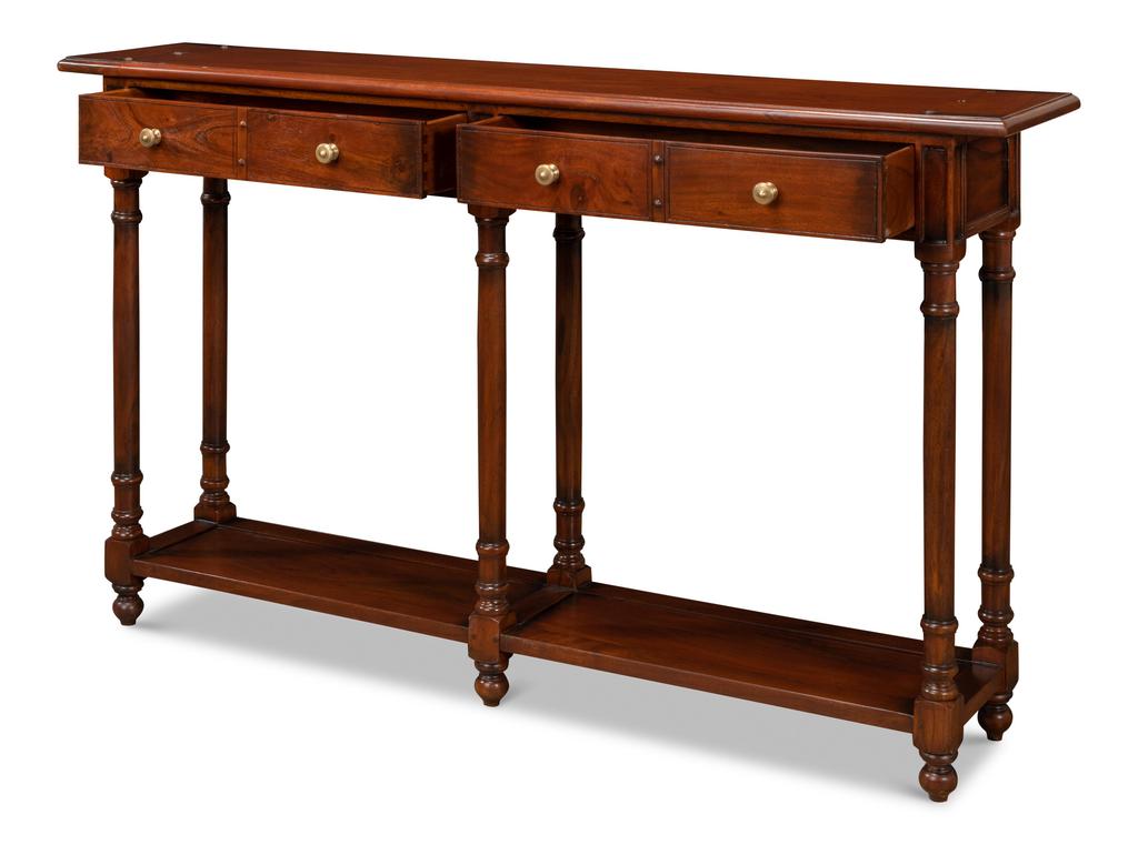 Josephson Brown Console Table - Ornate Home