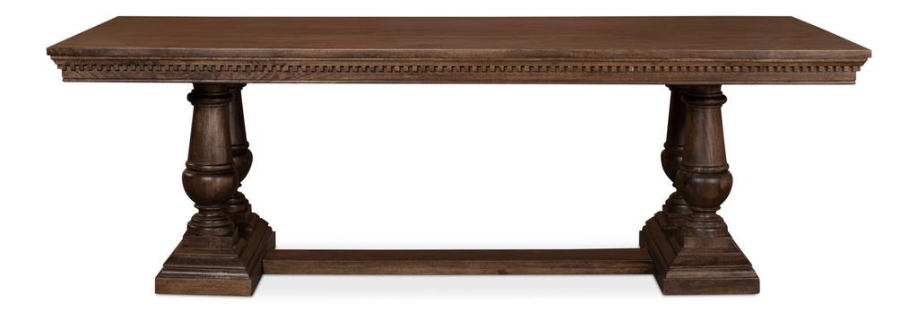 Joshua Brown Pedestal Dining Table - Ornate Home