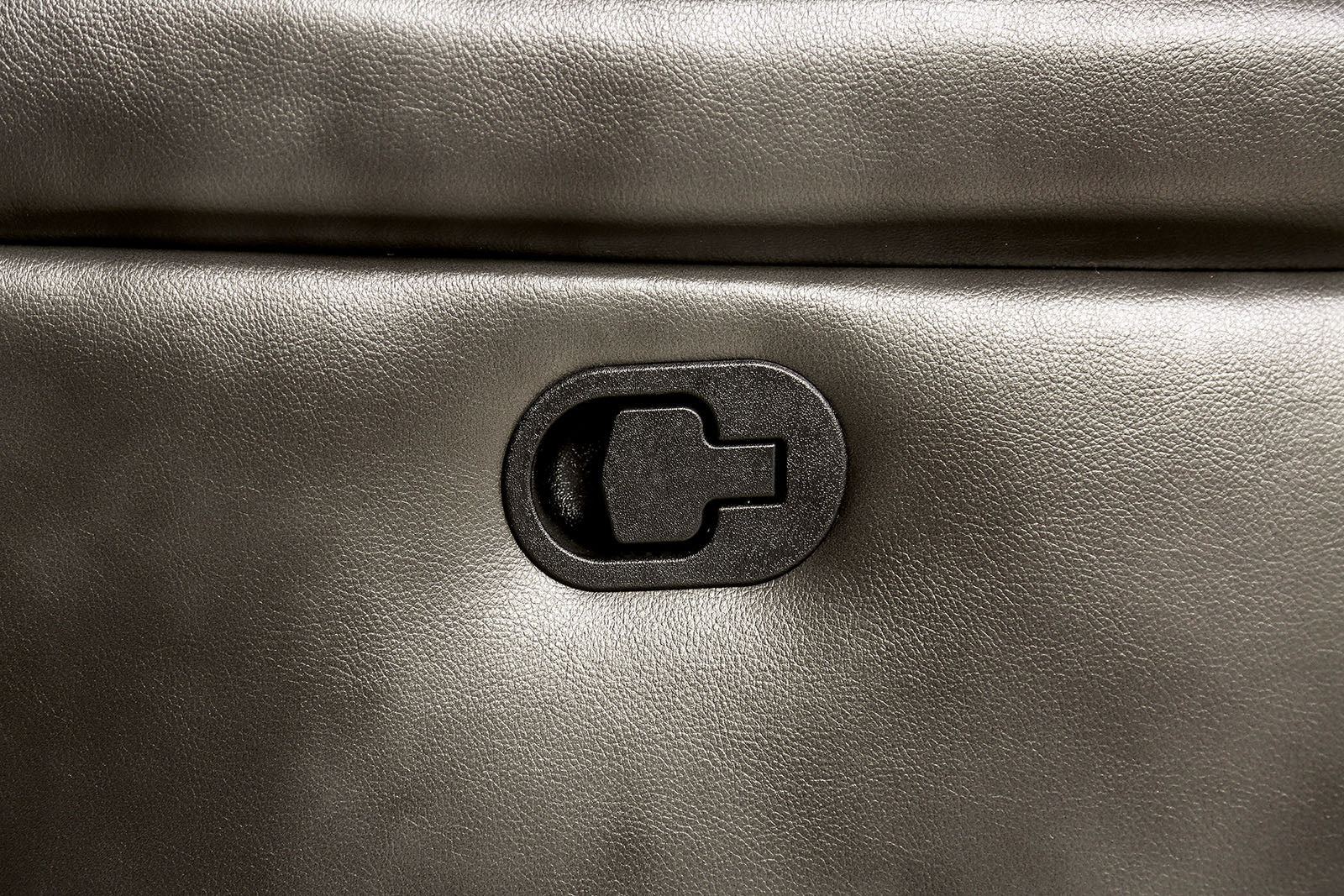 Josias Dark Gray Leatherette Loveseat - Ornate Home