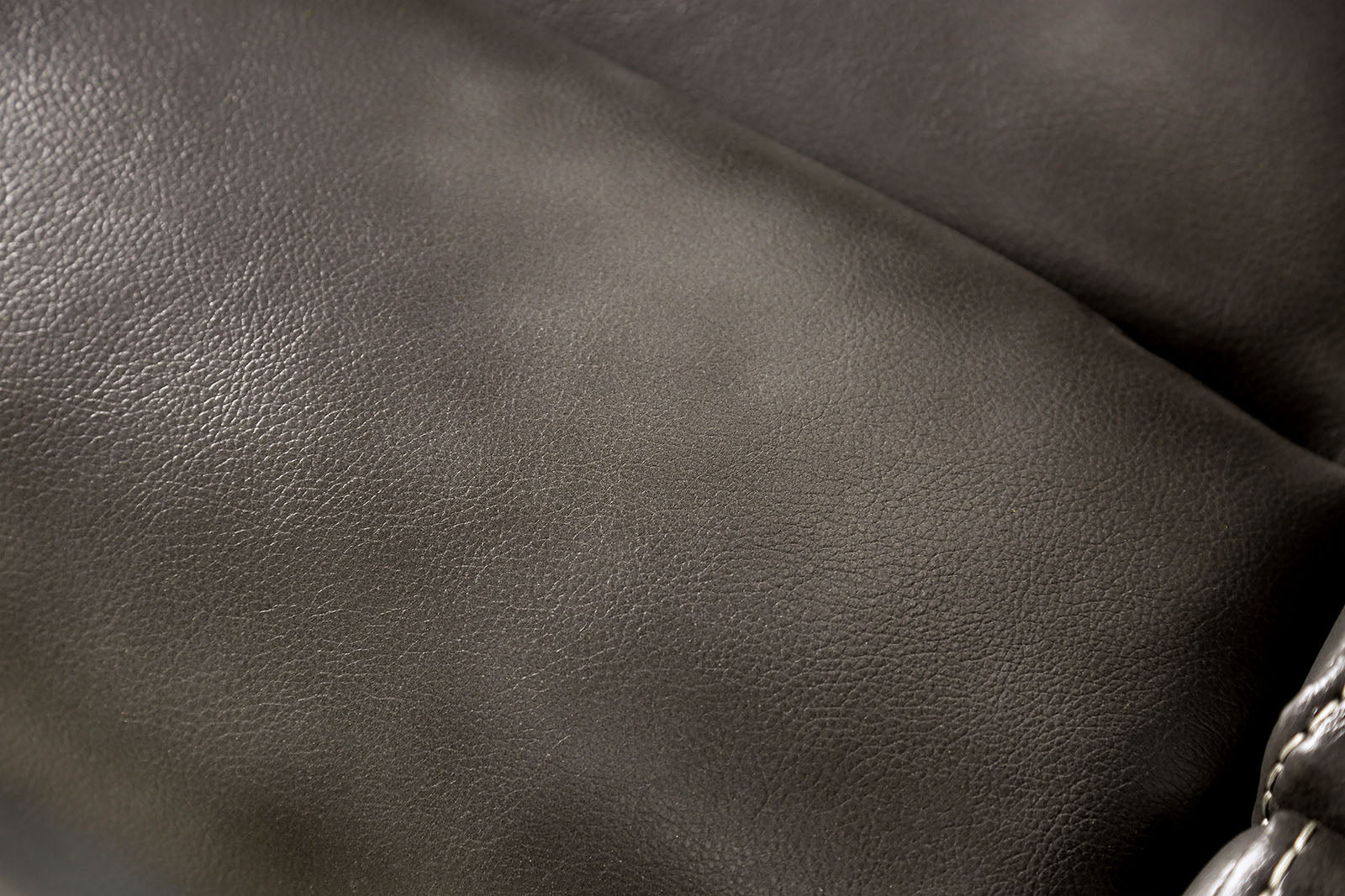 Josias Dark Gray Leatherette Loveseat - Ornate Home