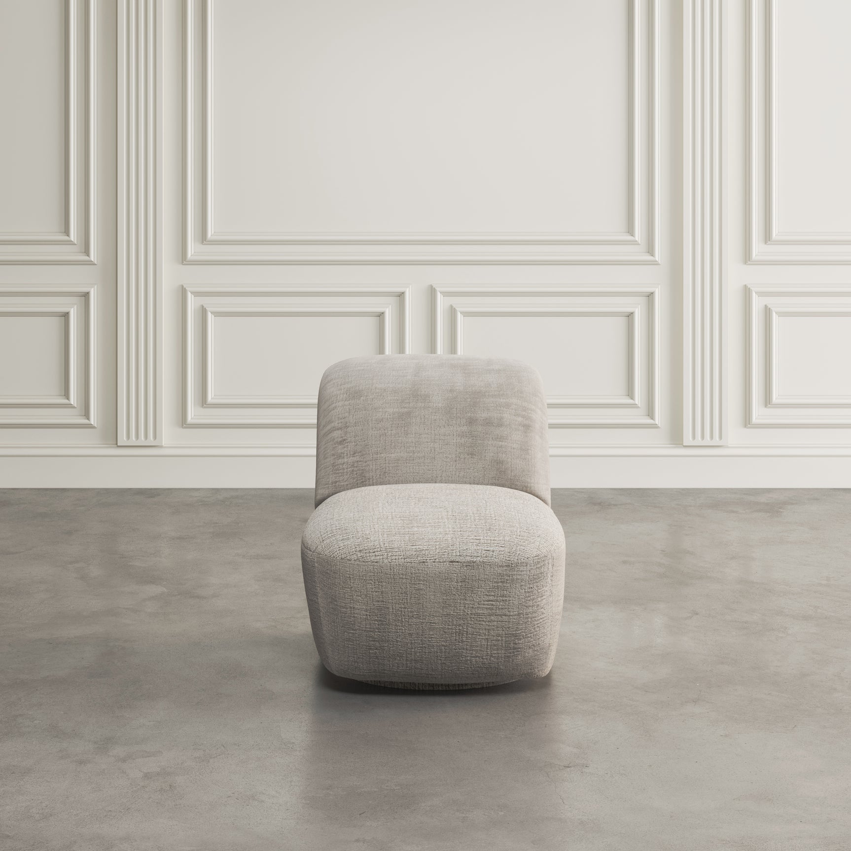 Josie Grey Swivel Accent Chair - Ornate Home