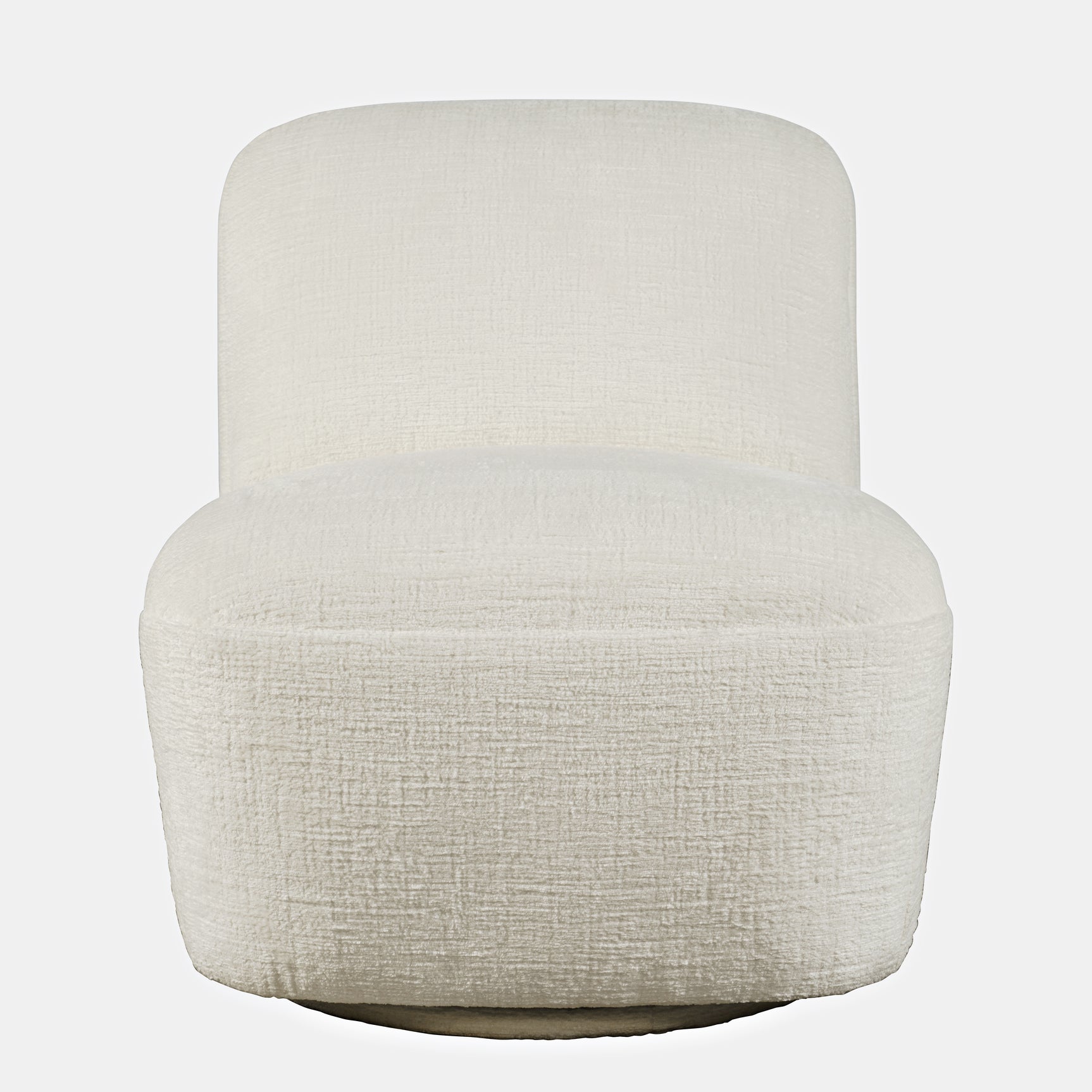 Josie Snow Swivel Accent Chair - Ornate Home