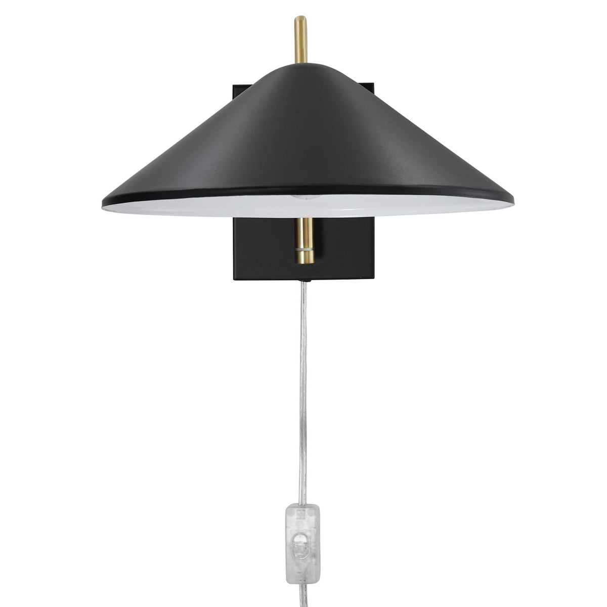 Journey Black 7" Swing Arm Wall Sconce - Ornate Home