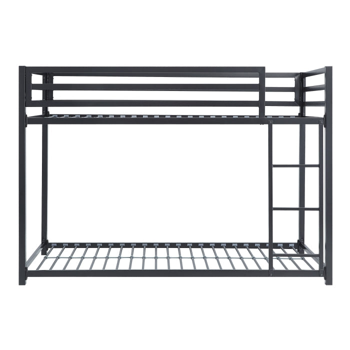 Jovie Black Metal Twin/Twin Bunk Bed - Ornate Home