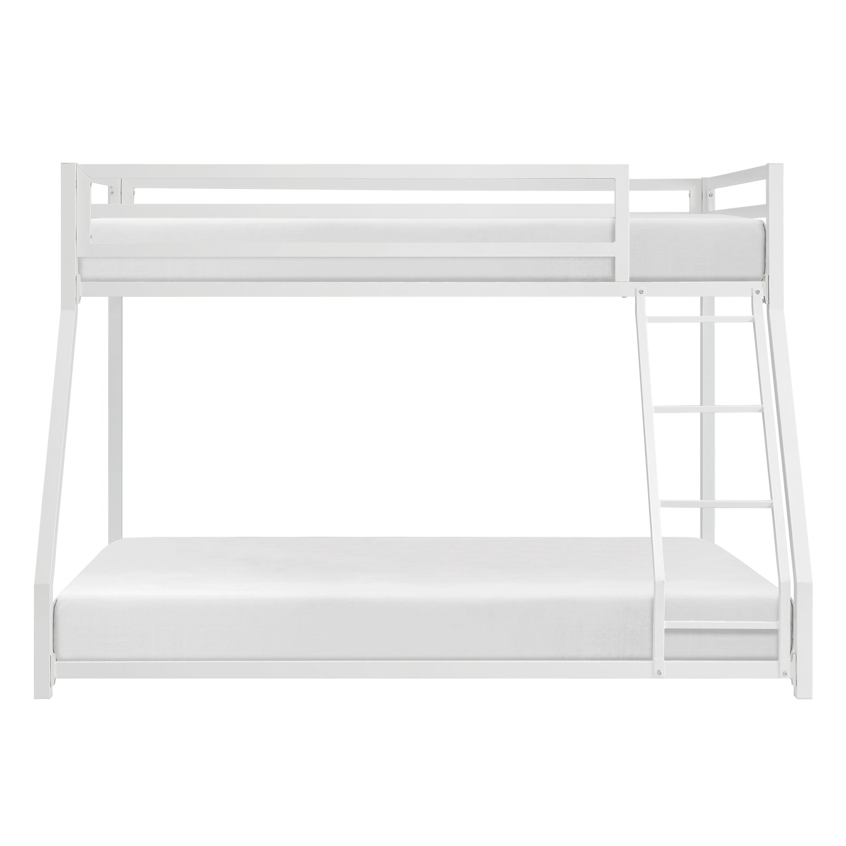 Jovie White Metal Twin/Full Bunk Bed - Ornate Home
