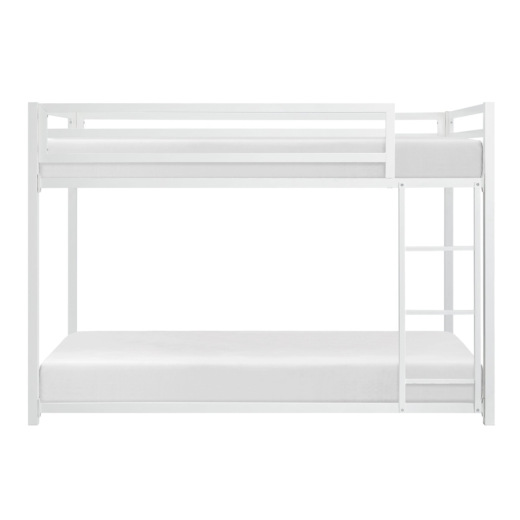 Jovie White Metal Twin/Twin Bunk Bed - Ornate Home