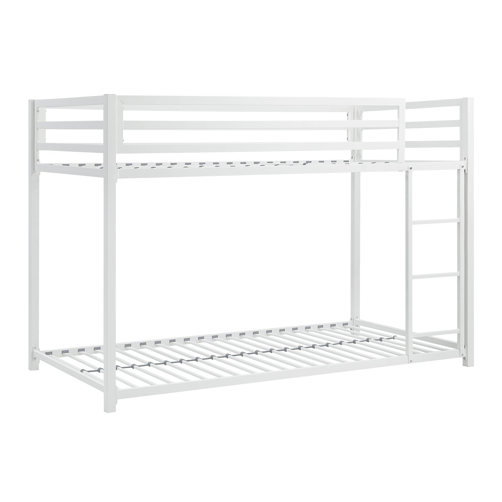 Jovie White Metal Twin/Twin Bunk Bed - Ornate Home