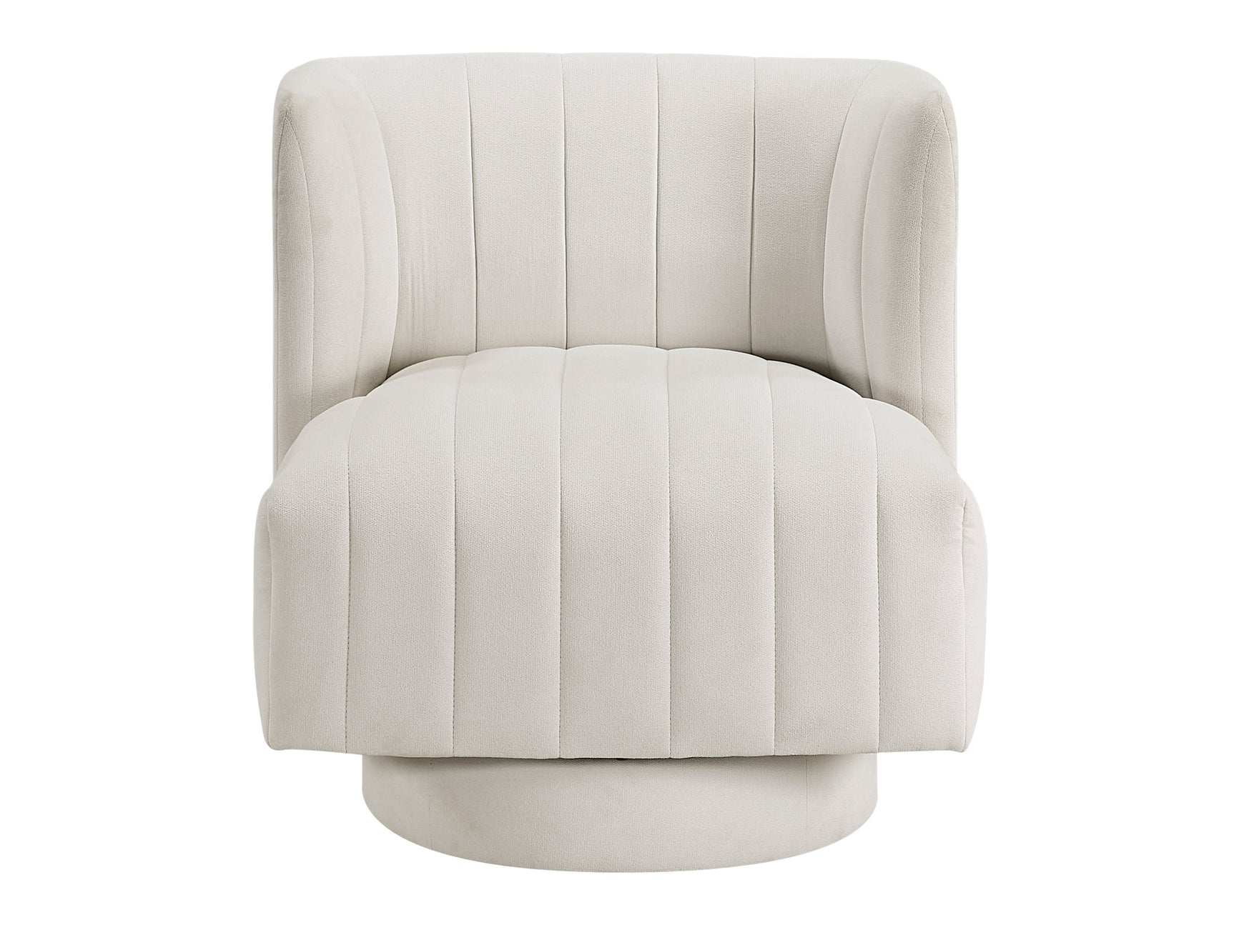 Joyce Beige Swivel Chair - Ornate Home