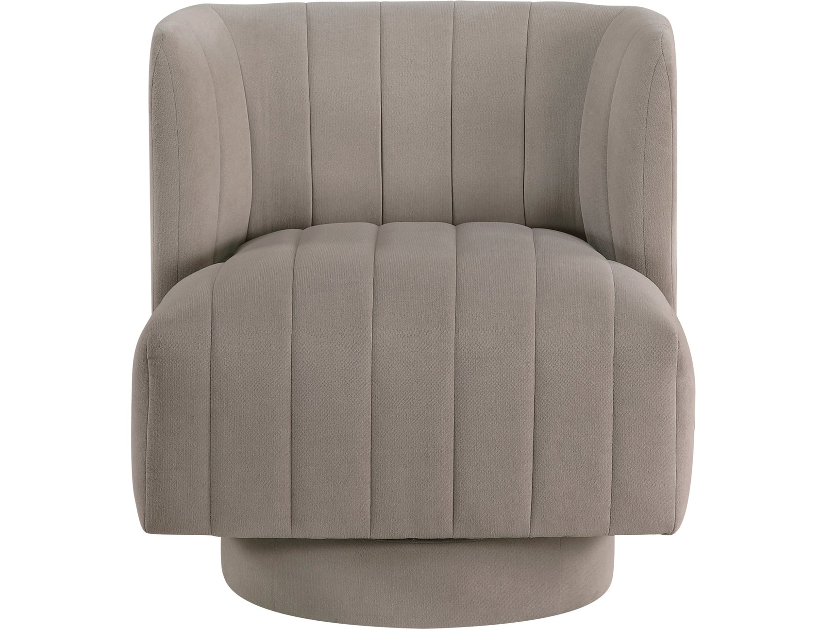 Joyce Taupe Swivel Chair - Ornate Home