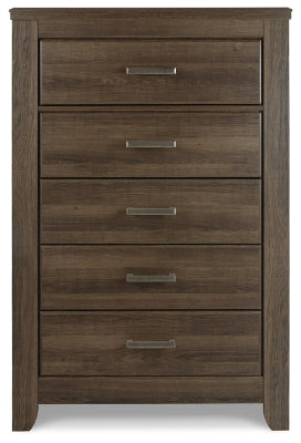 Juararo Brown King Poster Bedroom Set with Dresser, Mirror, Chest and Nightstand (Online Special Price) - Ornate Home