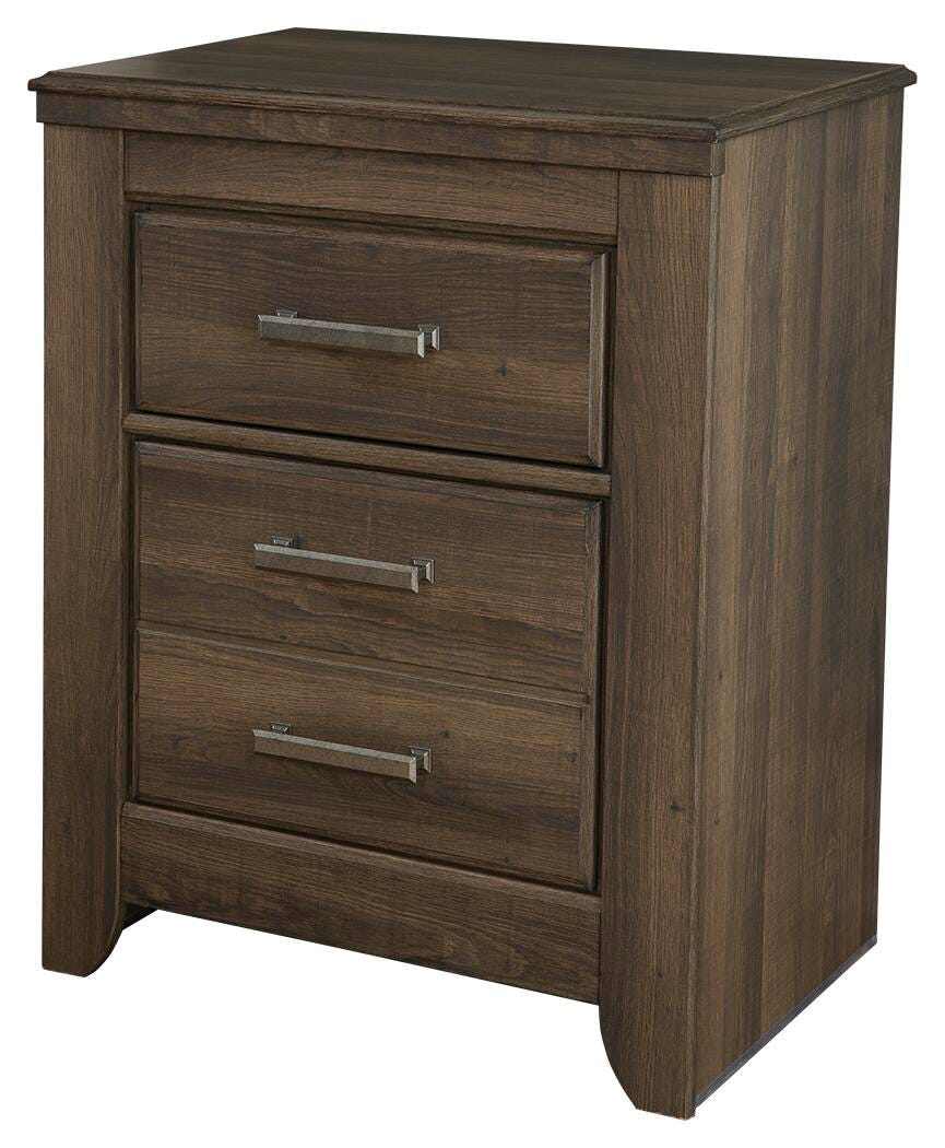 Juararo Dark Brown Dresser, Chest and Nightstand - Ornate Home