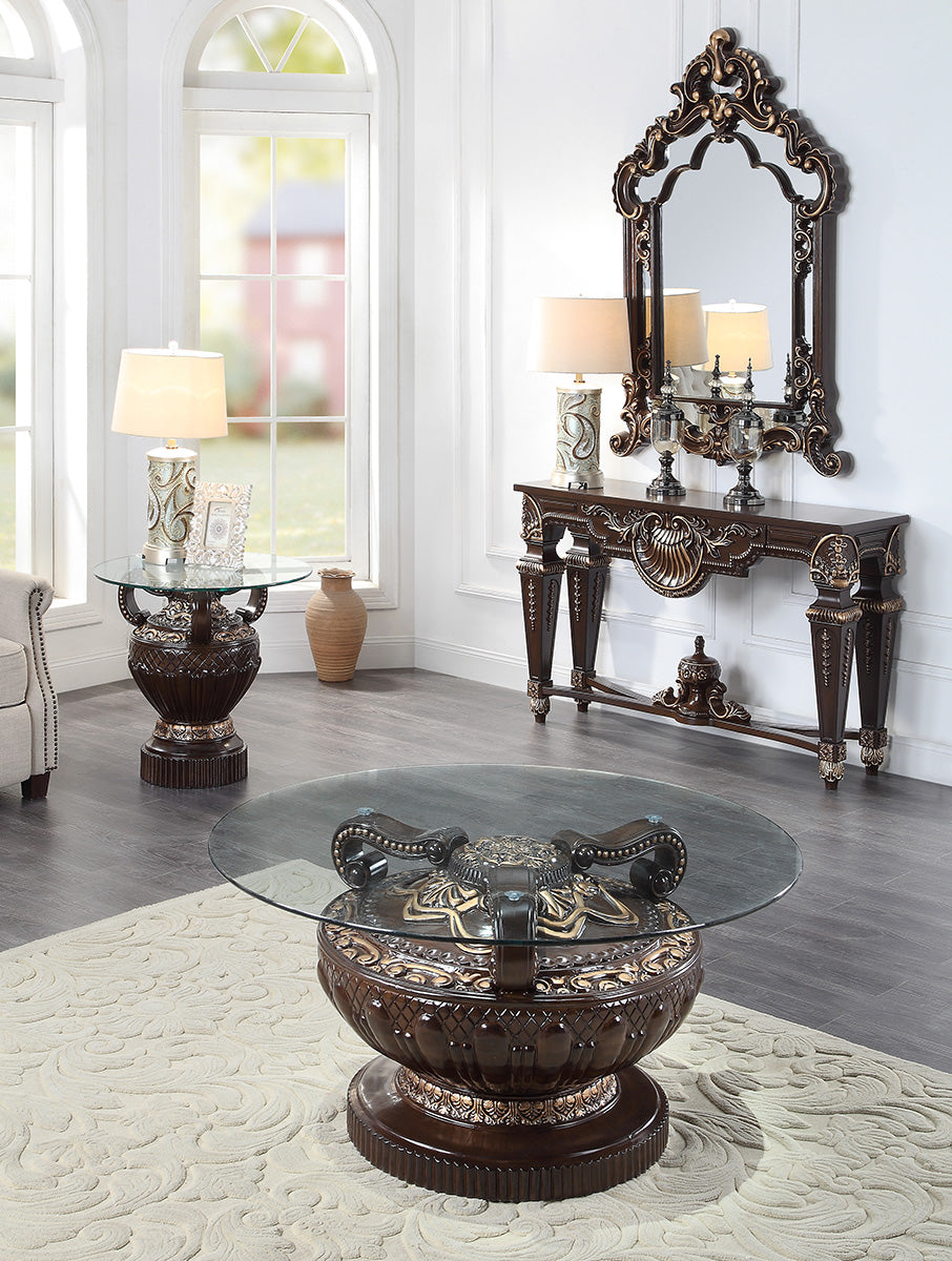 Jubilant Cherry End Table / HD-8908C - Ornate Home