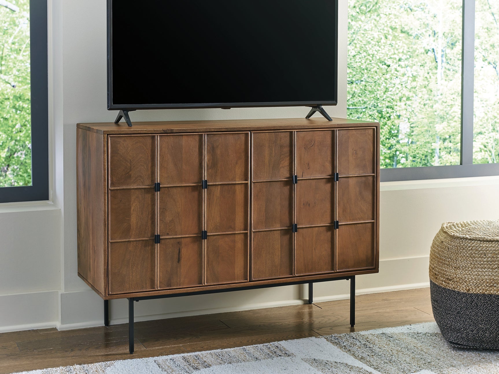 Juddins Brown Accent Cabinet (Online Special Price) - Ornate Home