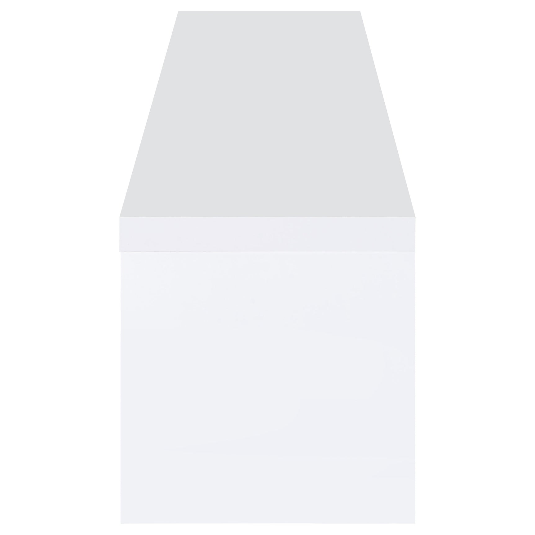 Jude High Gloss White 79" TV Stand - Ornate Home