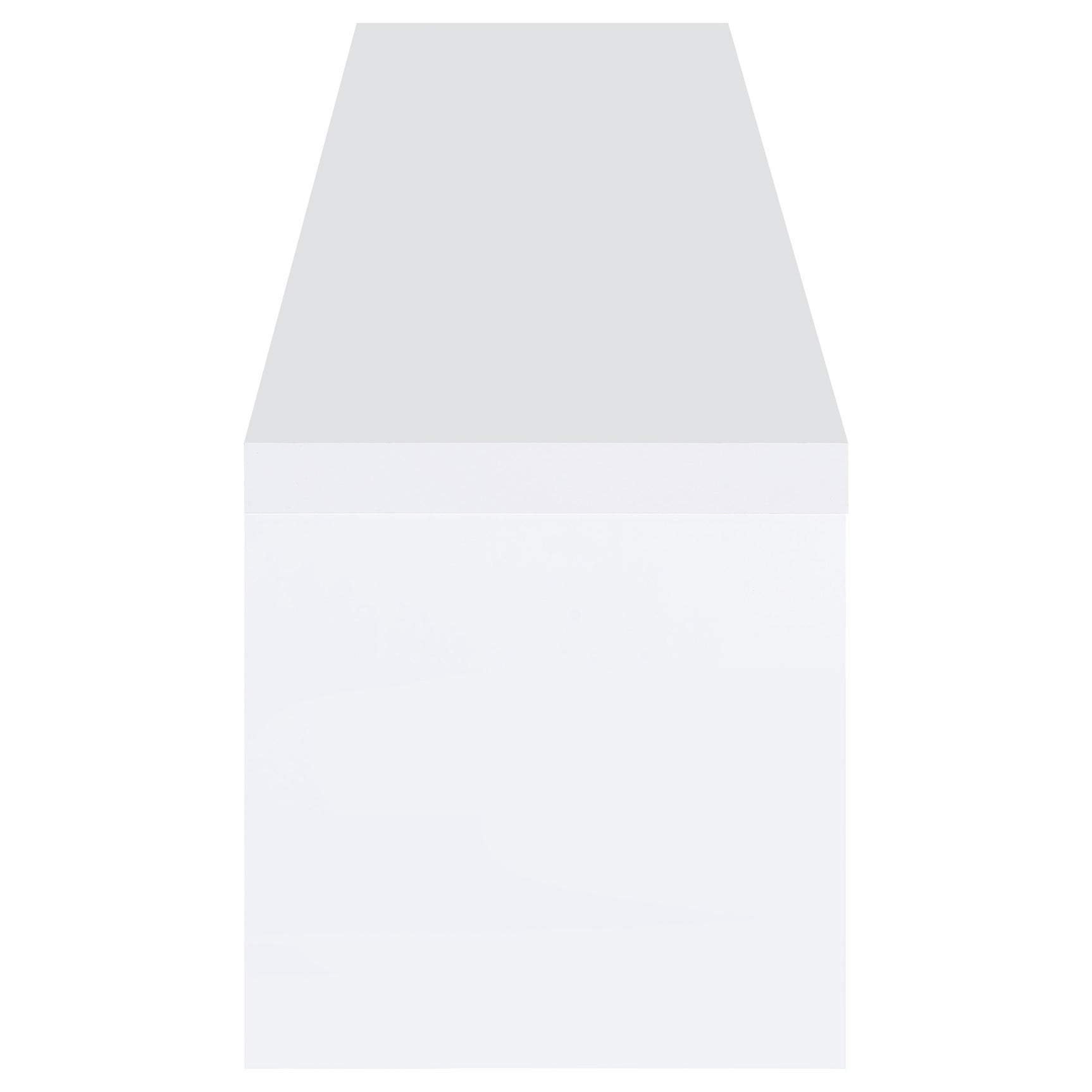 Jude High Gloss White 79" TV Stand - Ornate Home