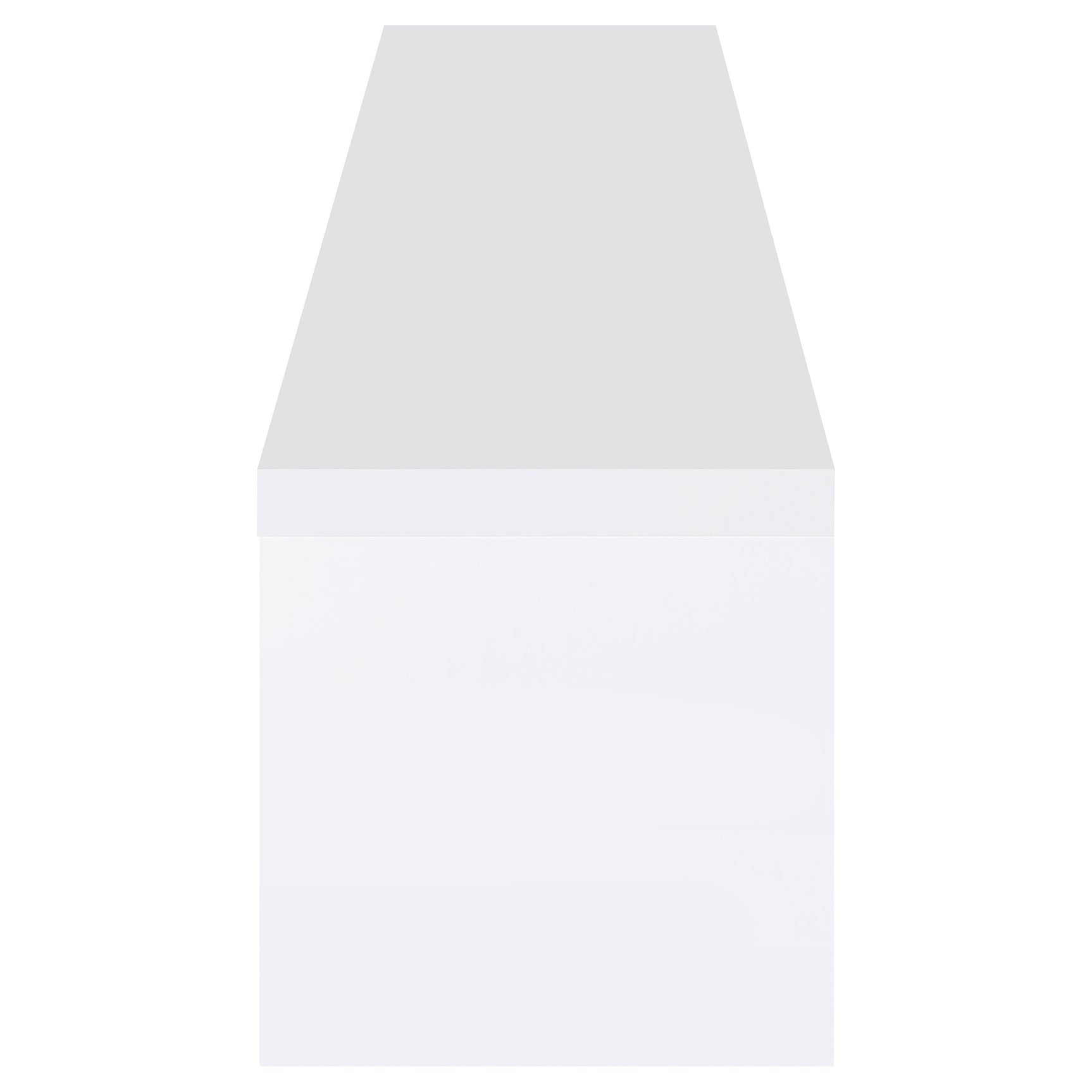 Jude White High Gloss 71" TV Stand - Ornate Home