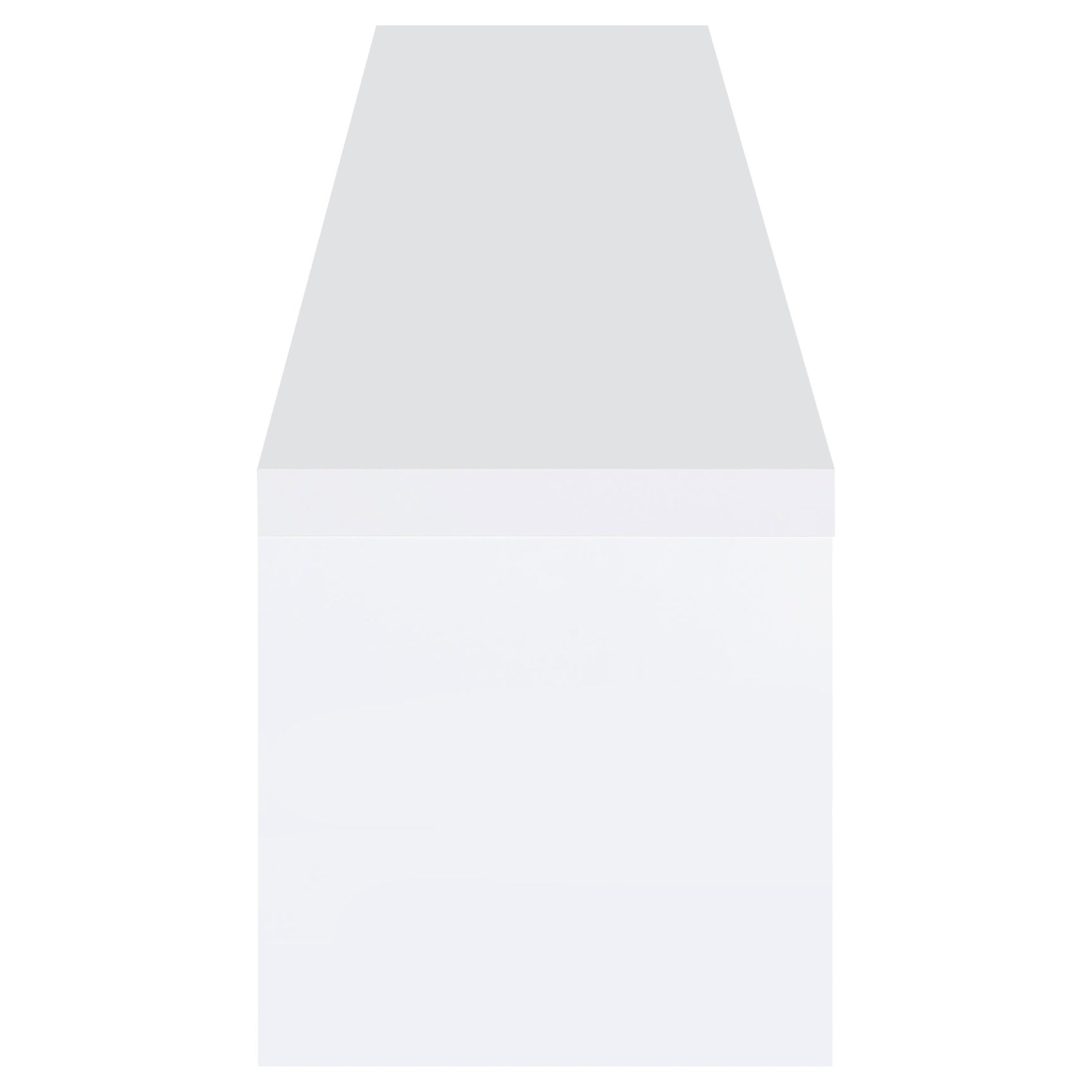 Jude White High Gloss 71" TV Stand - Ornate Home