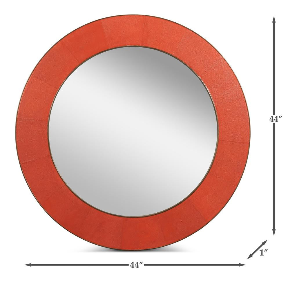 Judith Orange Mirror - Ornate Home