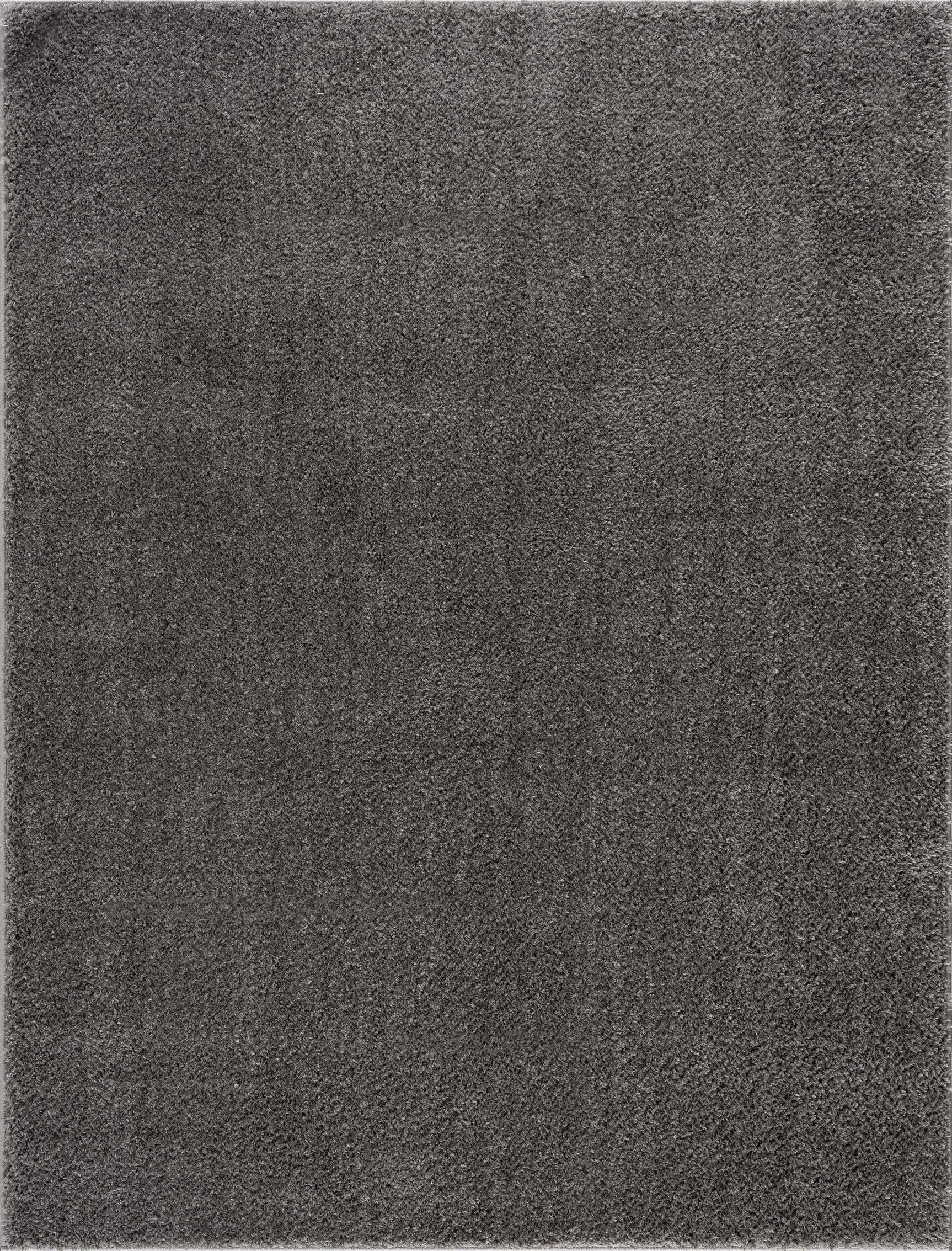 Judy Solid Dark Gray Washable Shag Rug - Clearance - Ornate Home
