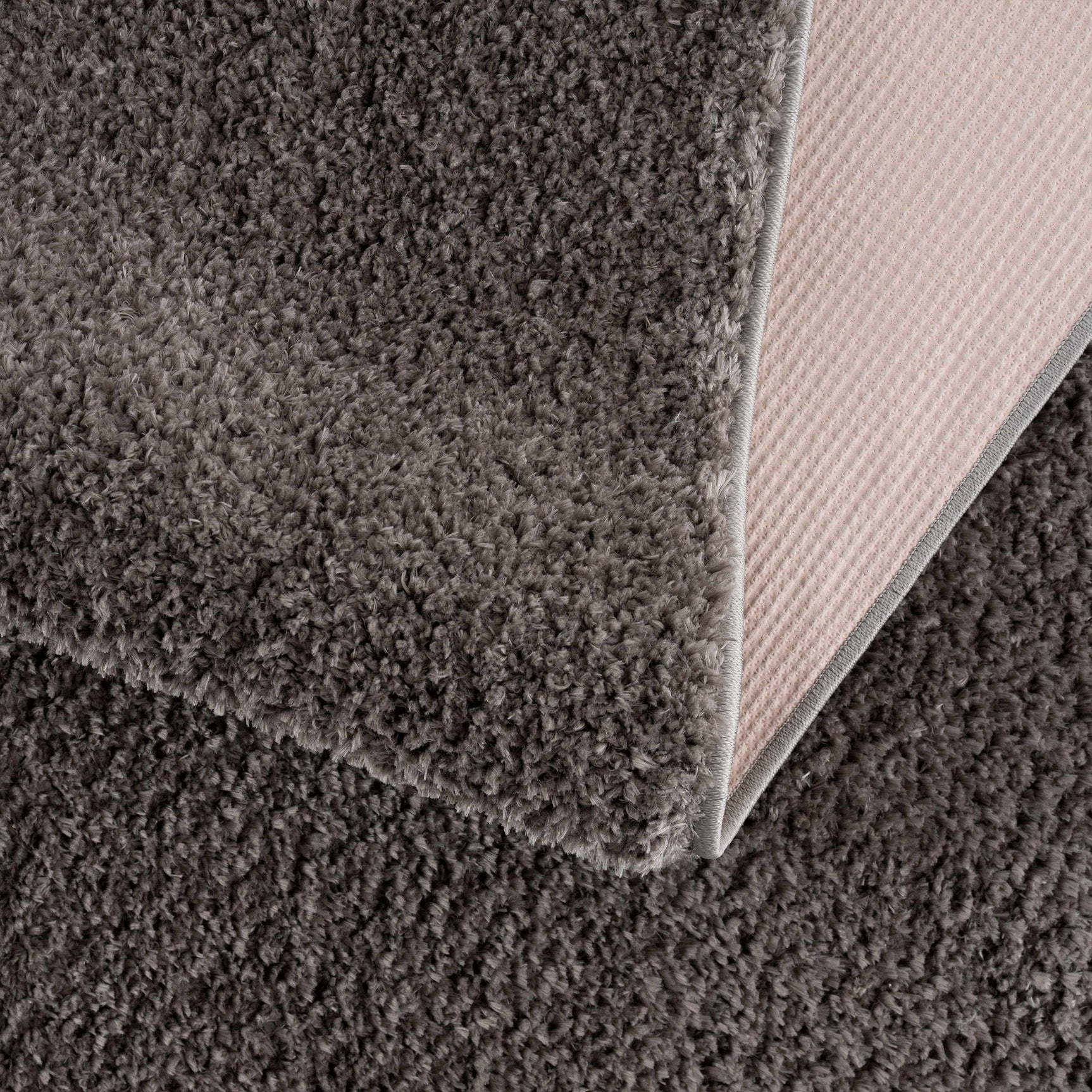 Judy Solid Dark Gray Washable Shag Rug - Clearance - Ornate Home