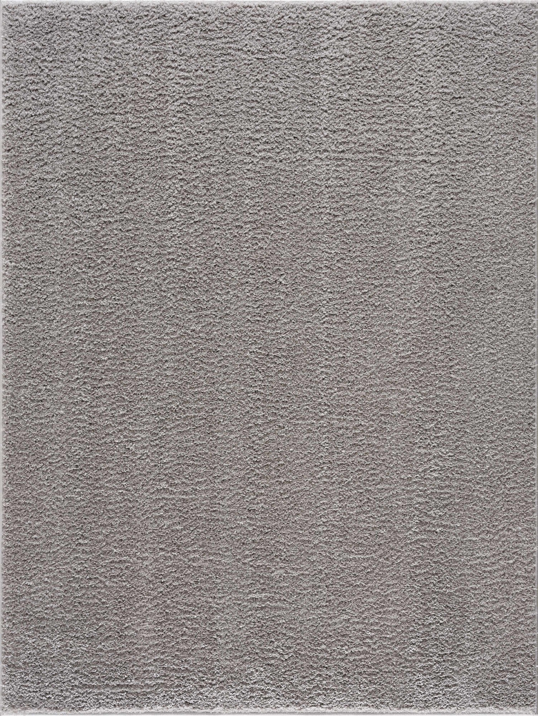 Judy Solid Gray Washable Shag Rug - Clearance - Ornate Home