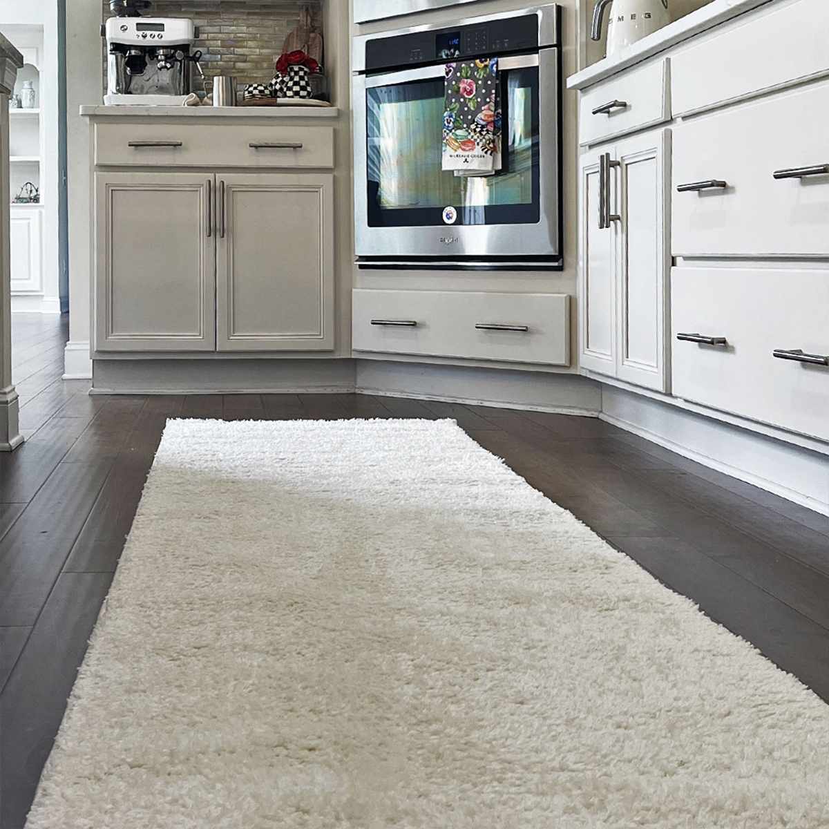 Judy White Washable Area Rug - Clearance - Ornate Home