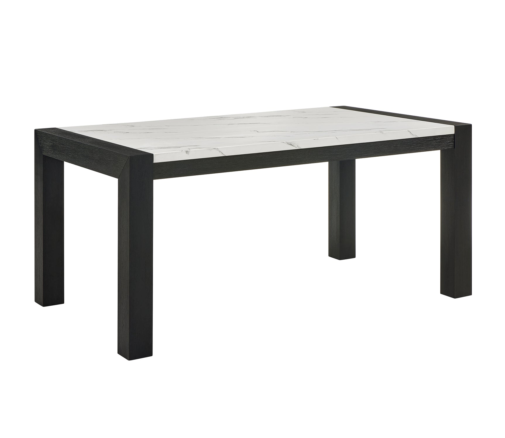 Jules Gray/Black Faux Marble Top Dining Set - Ornate Home