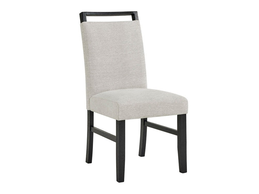 Jules Gray/Black Side Chair (Set of 2) - Ornate Home