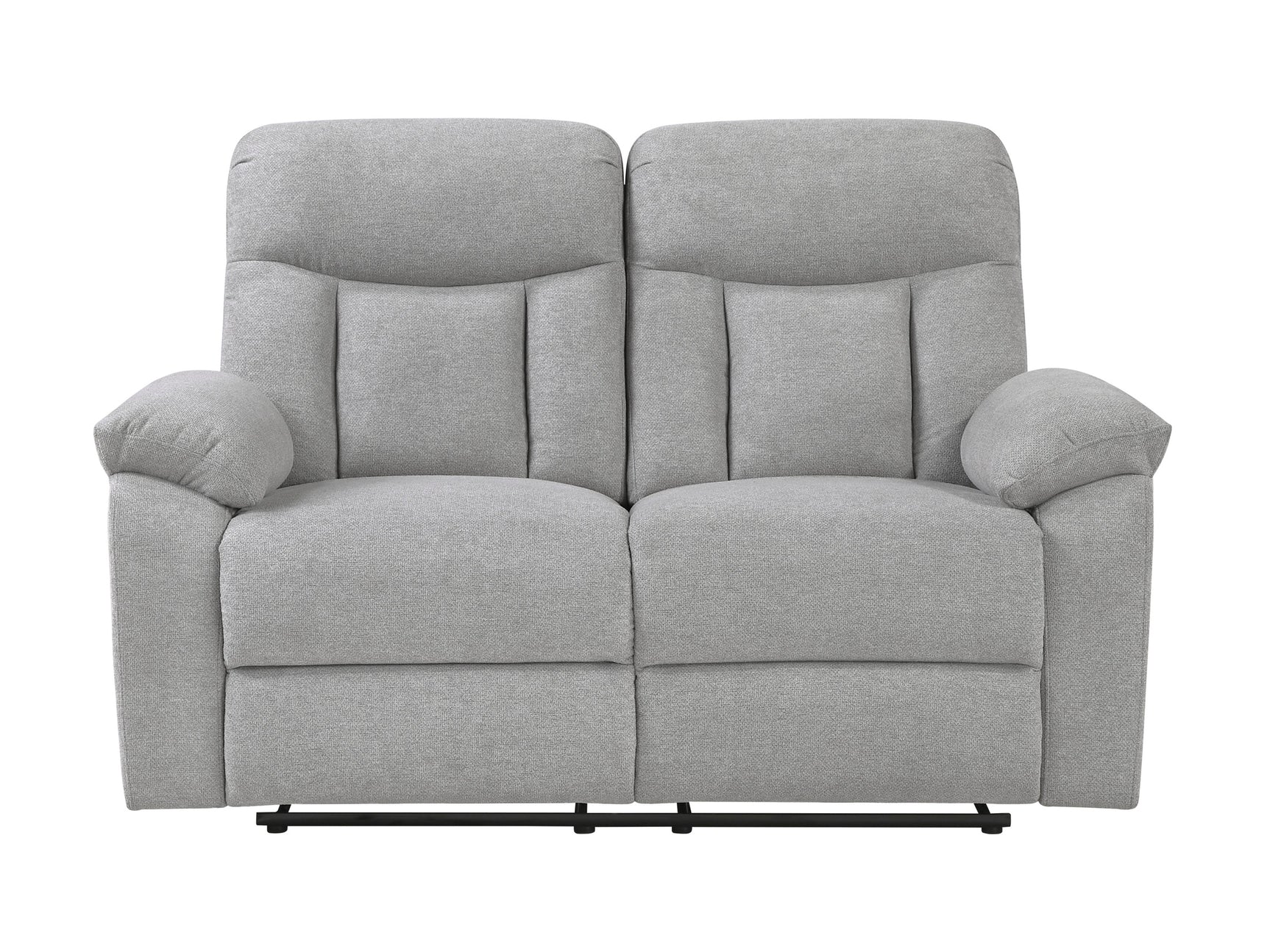 Jules Gray Double Reclining Loveseat - Ornate Home