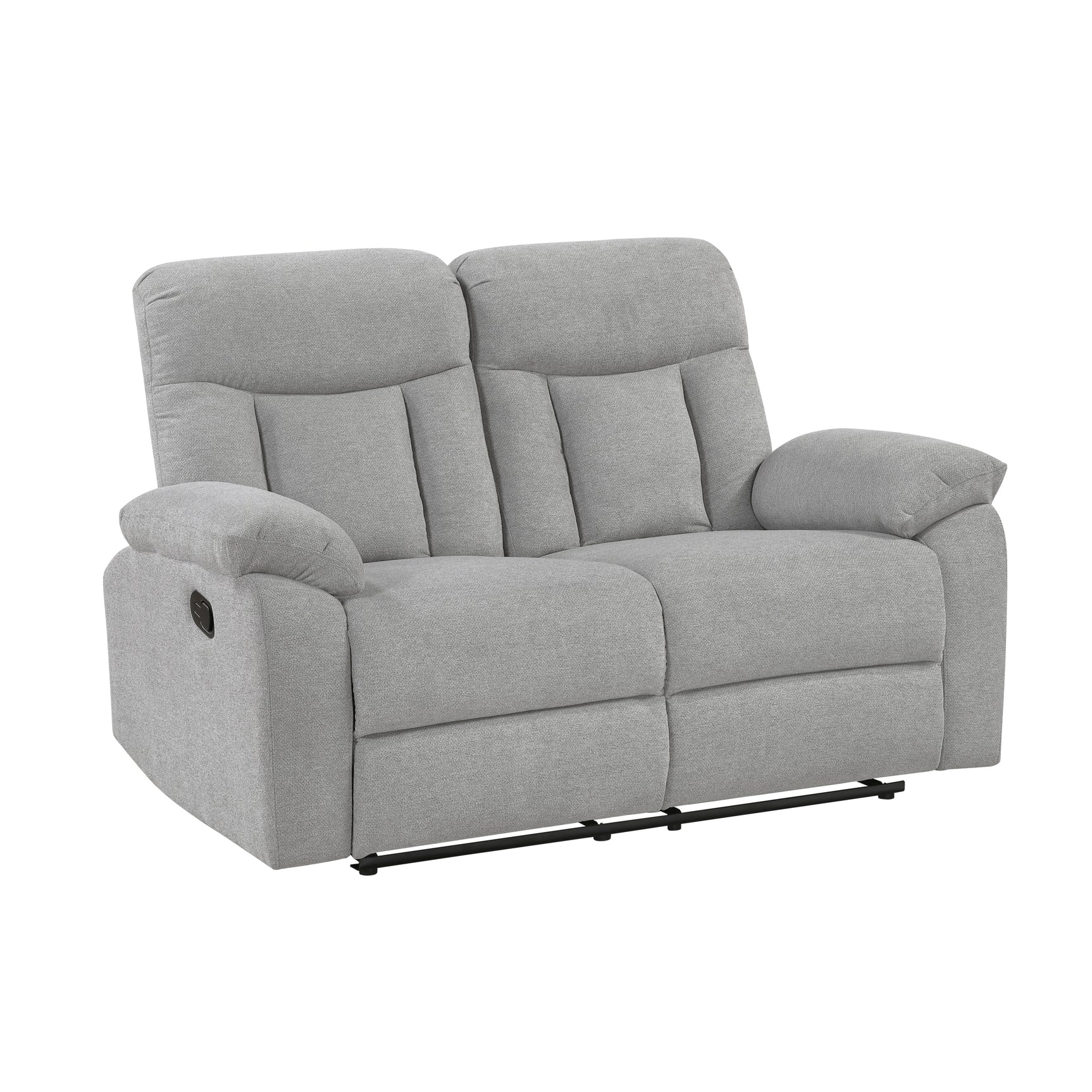 Jules Gray Double Reclining Loveseat - Ornate Home